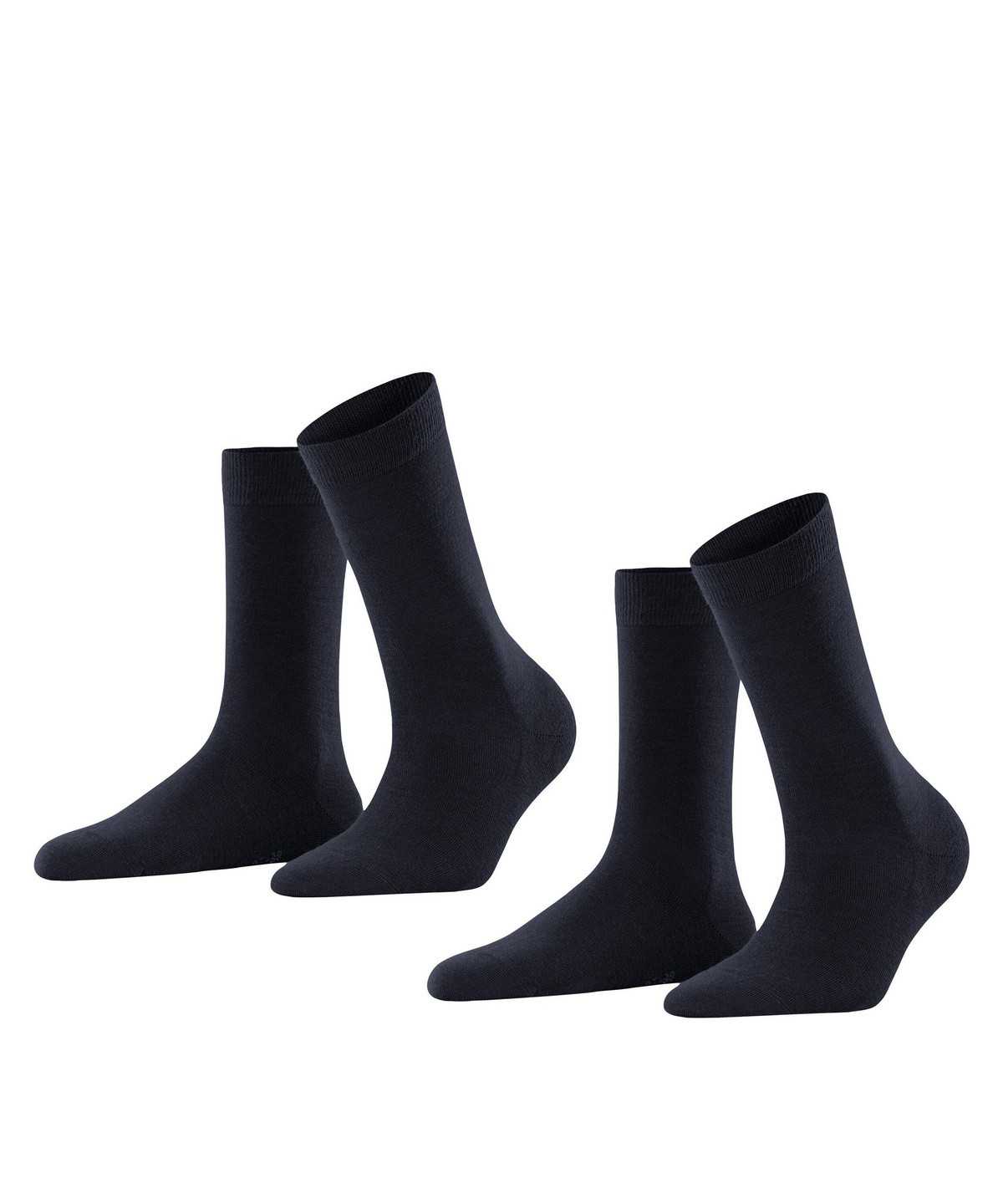 Falke Softmerino 2-Pack Socks Zokni Női Kék | QLDM-07821