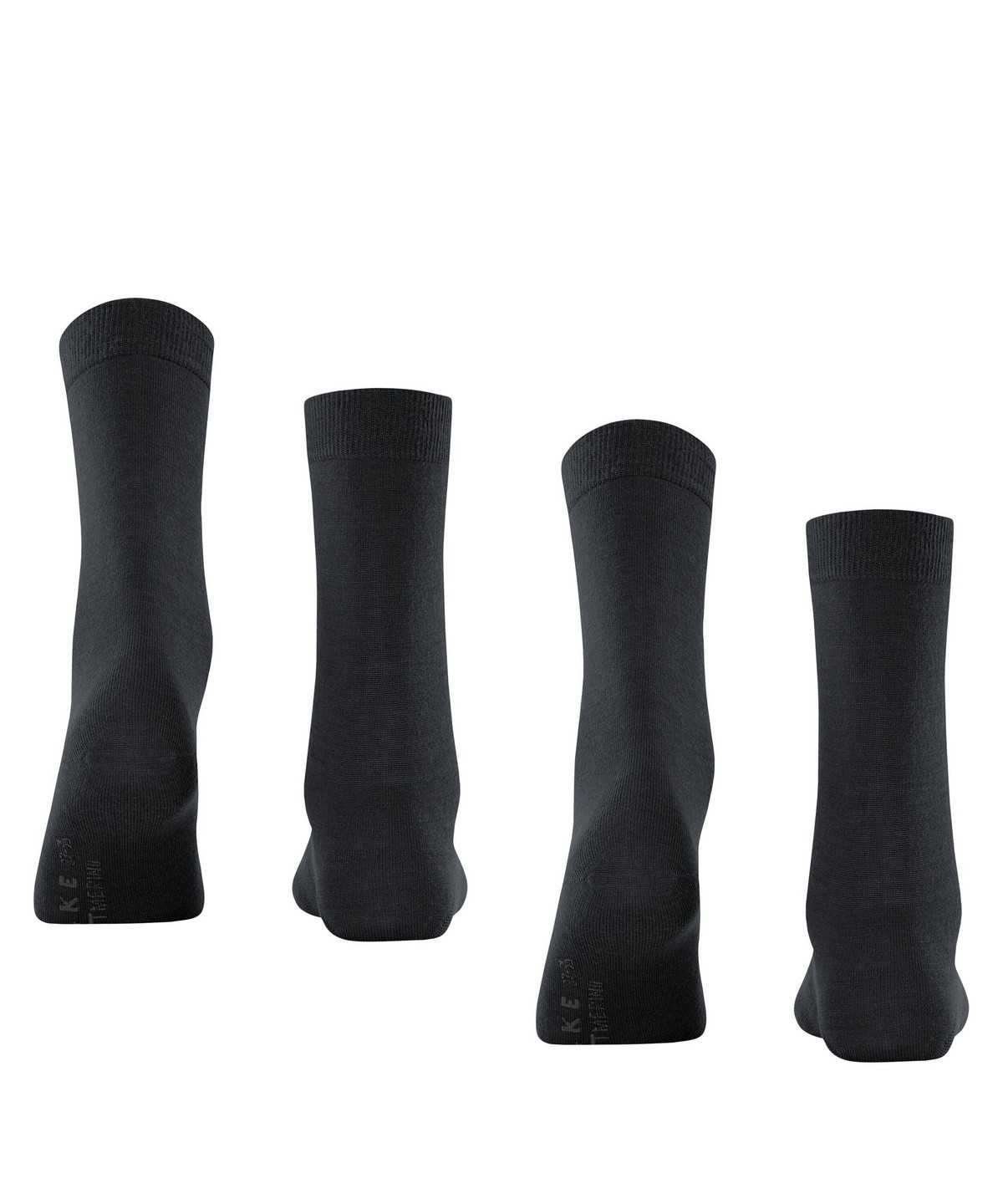 Falke Softmerino 2-Pack Socks Zokni Női Szürke | RBTH-91025