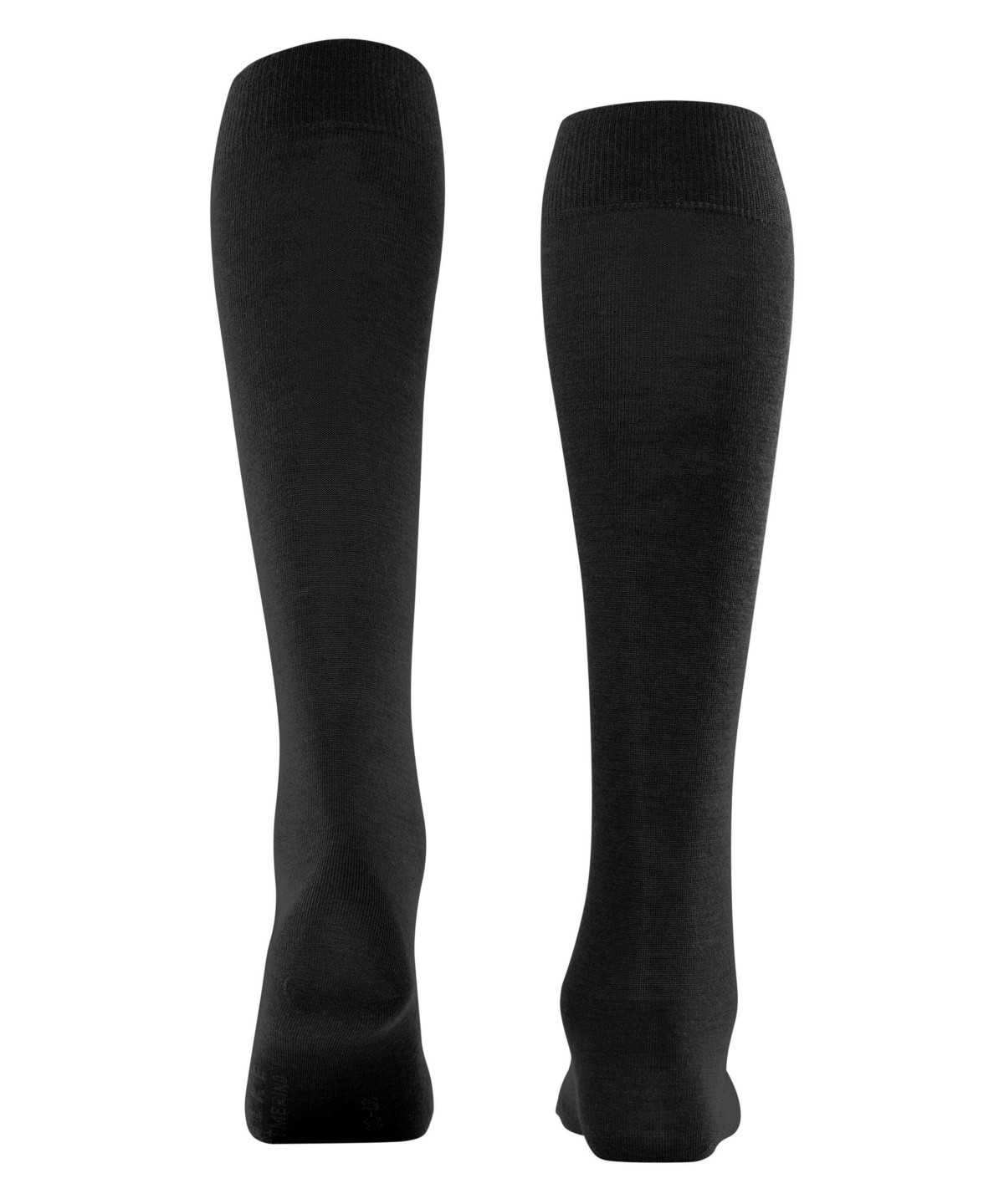 Falke Softmerino Knee-high Socks Zokni Női Fekete | RDHI-61420