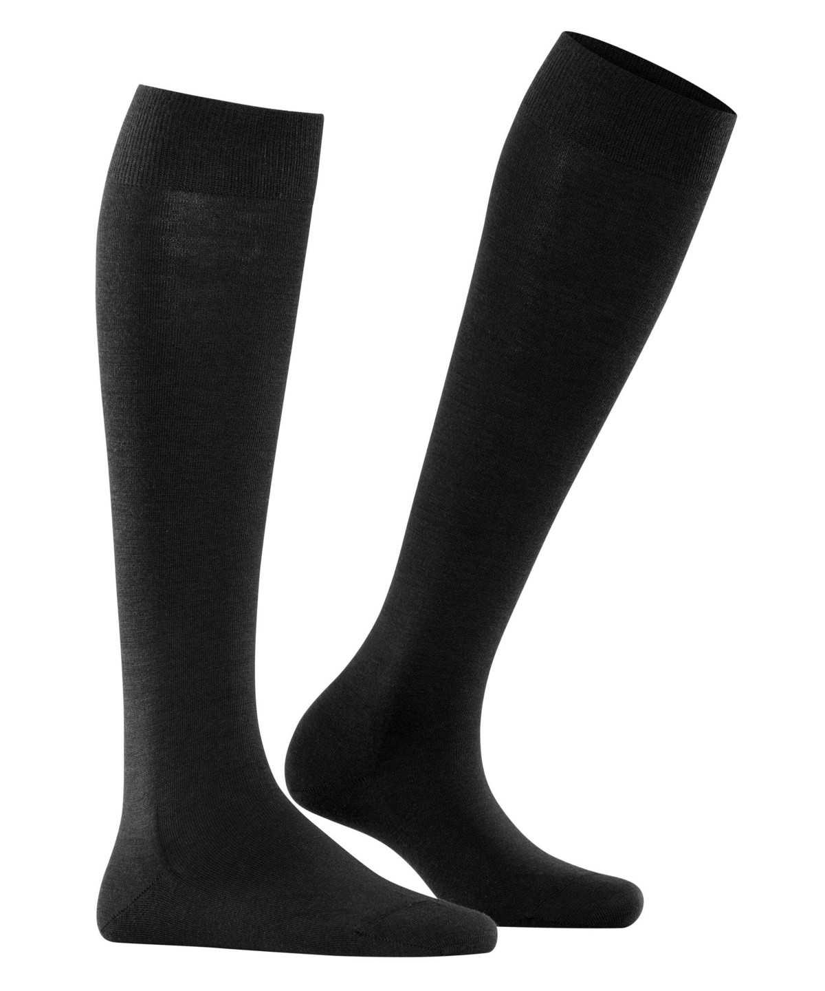 Falke Softmerino Knee-high Socks Zokni Női Fekete | RDHI-61420