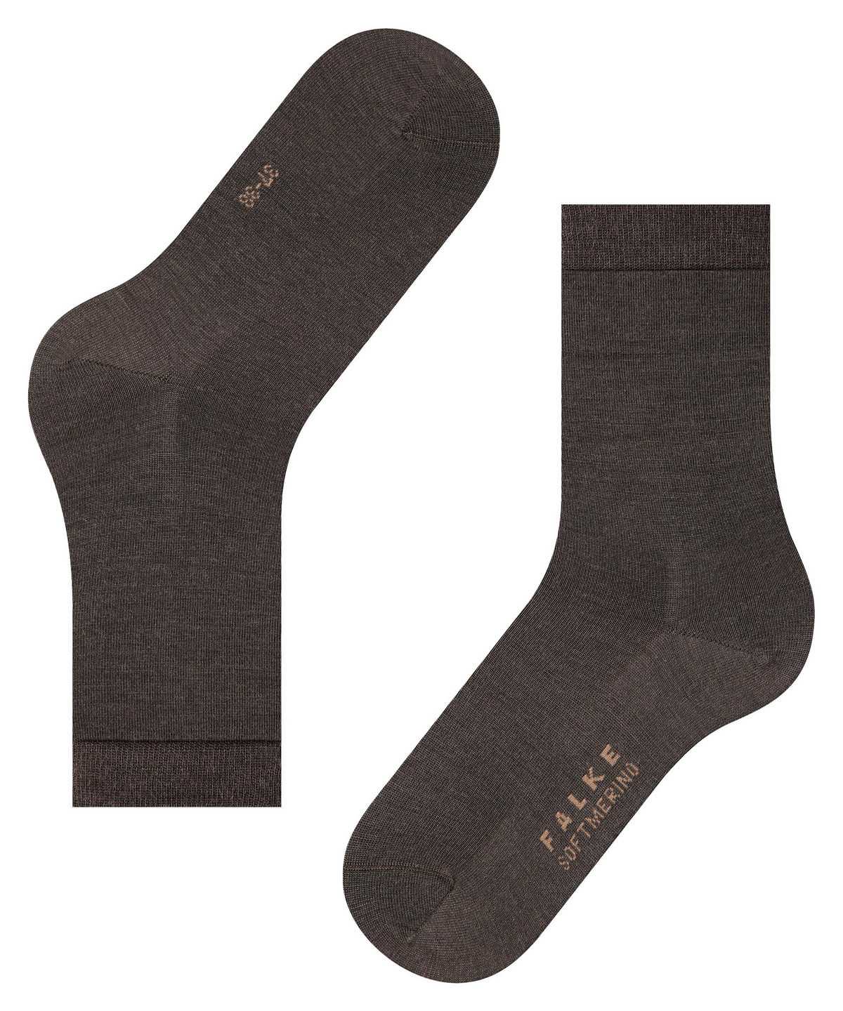 Falke Softmerino Socks Zokni Női Barna | CNGB-98324