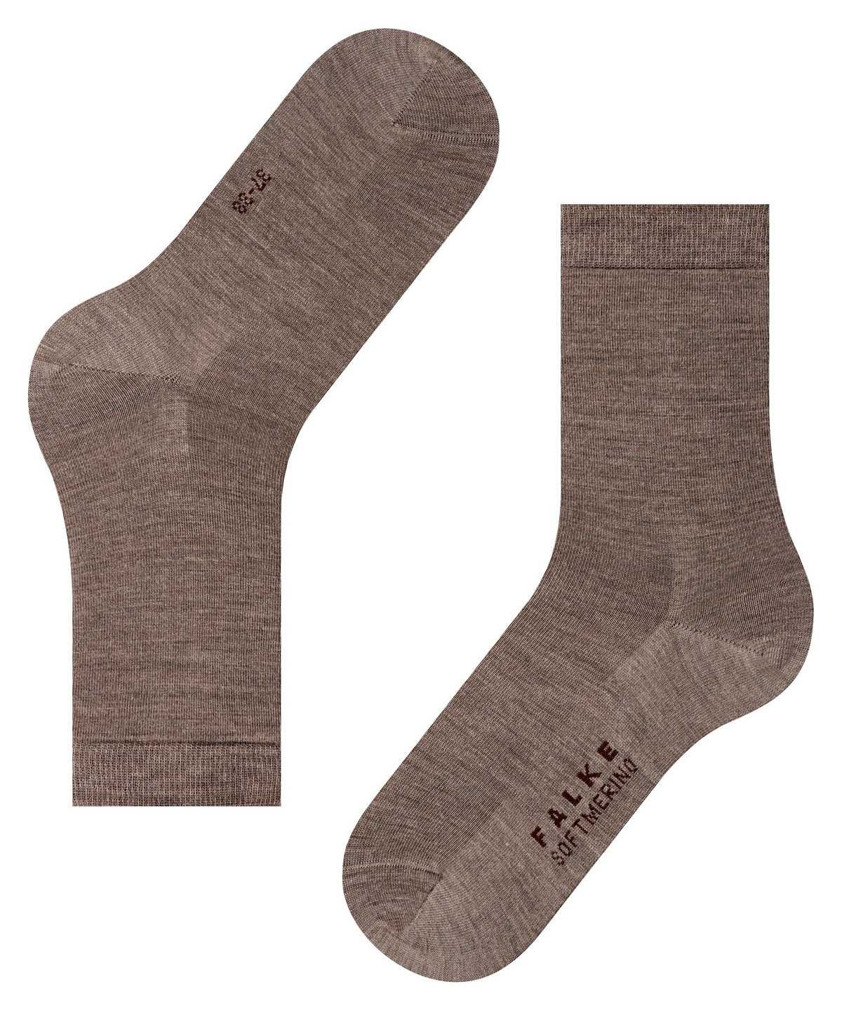 Falke Softmerino Socks Zokni Női Barna | XICH-12045