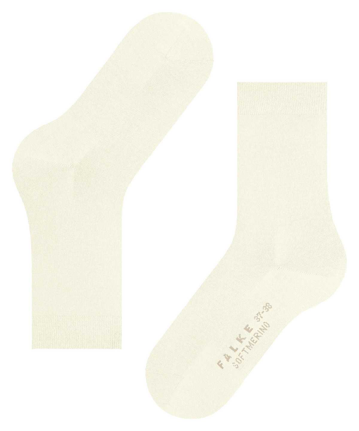 Falke Softmerino Socks Zokni Női Fehér | YLCV-69281