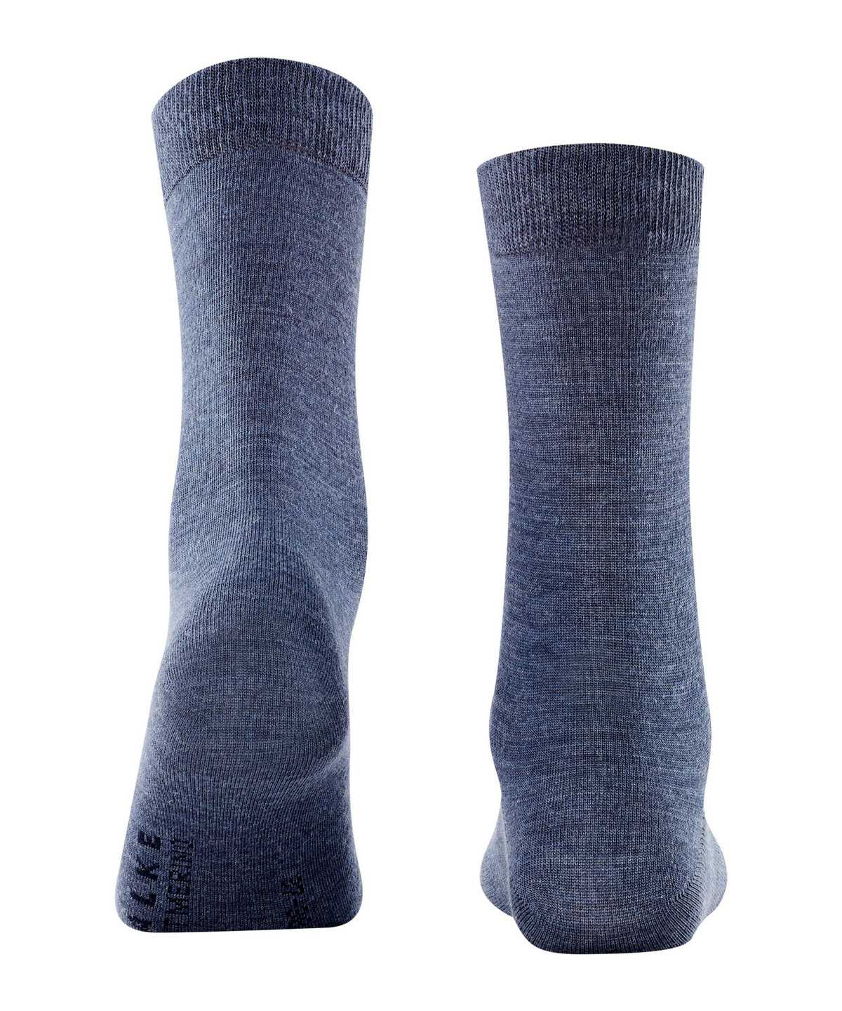 Falke Softmerino Socks Zokni Női Kék | KPRC-04315