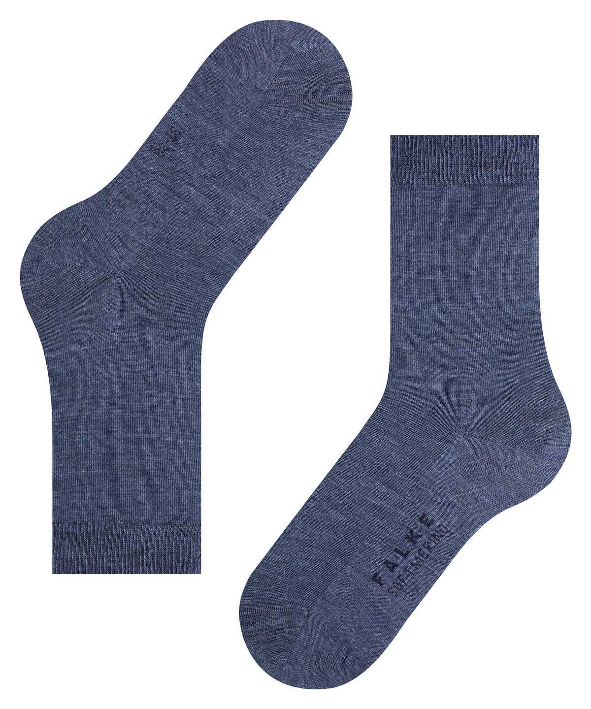 Falke Softmerino Socks Zokni Női Kék | KPRC-04315