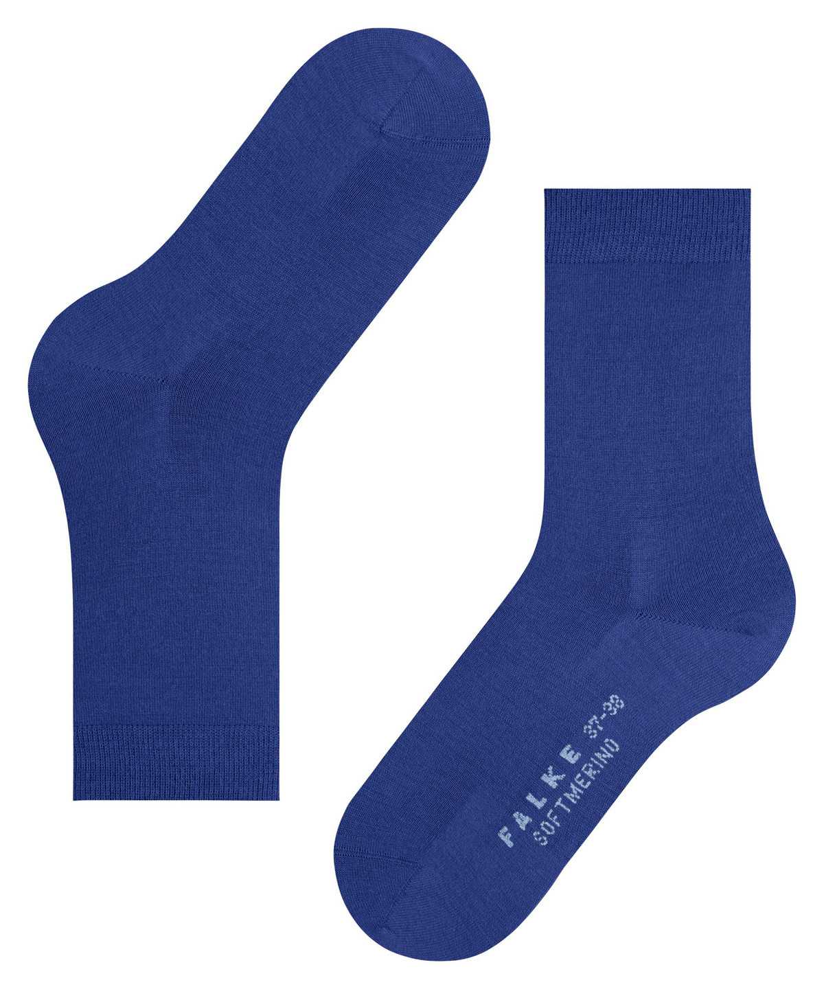 Falke Softmerino Socks Zokni Női Kék | YFPI-59076