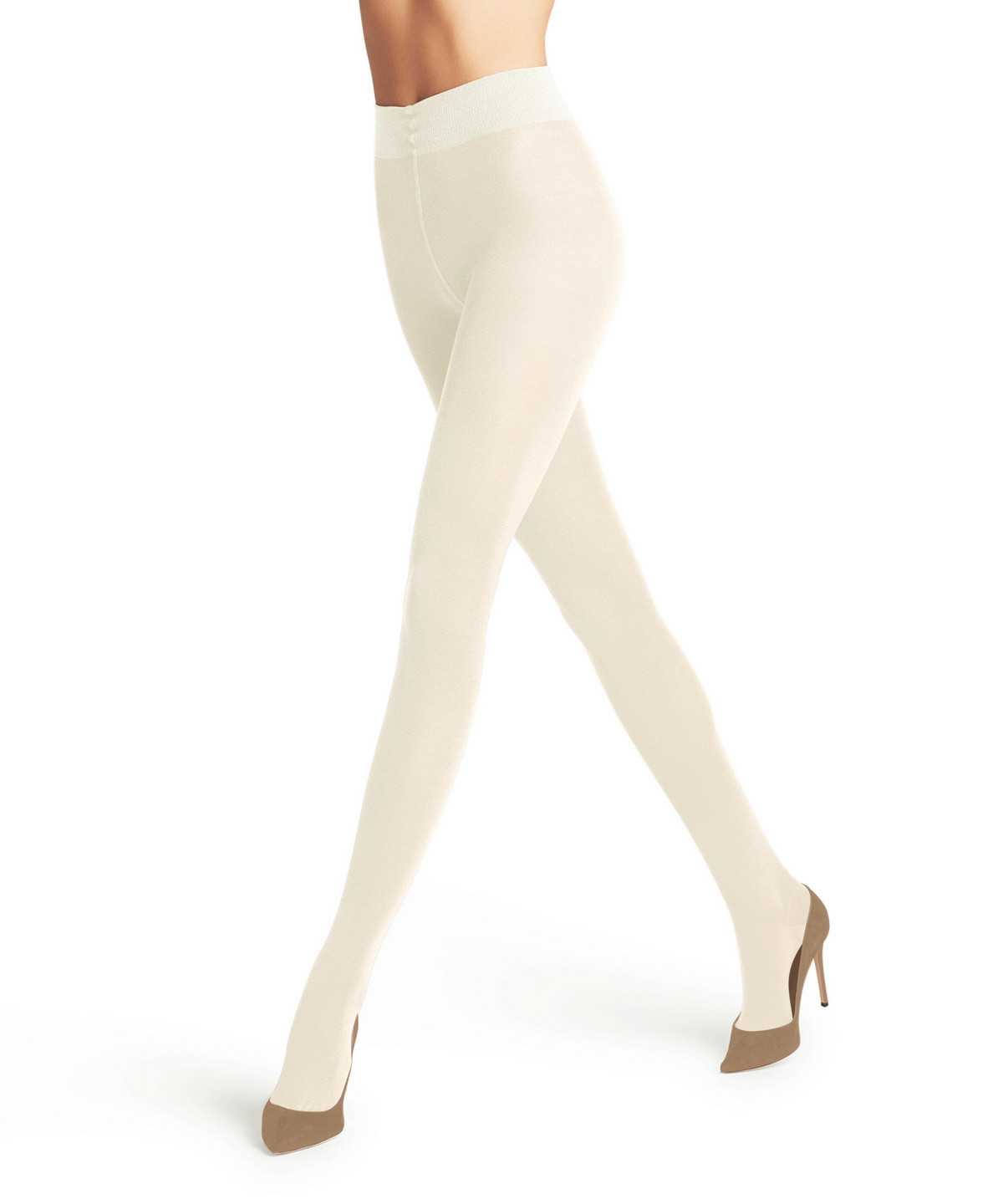 Falke Softmerino Tights Tights Női Fehér | NLGU-84106