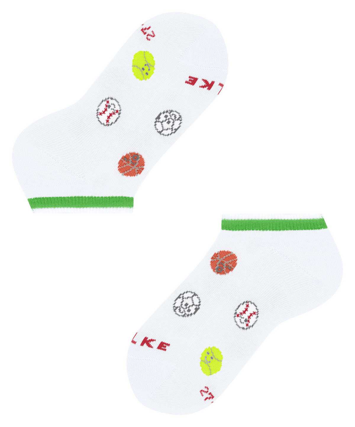 Falke Sporty Balls Sneaker socks Zokni Gyerek Fehér | CYJA-42650