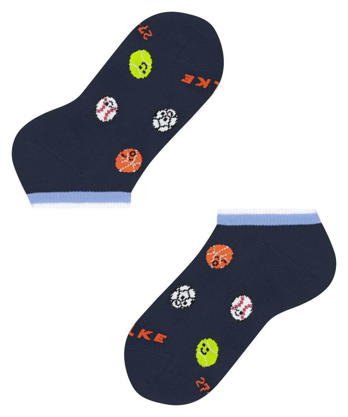 Falke Sporty Balls Sneaker socks Zokni Gyerek Kék | IVNP-20487