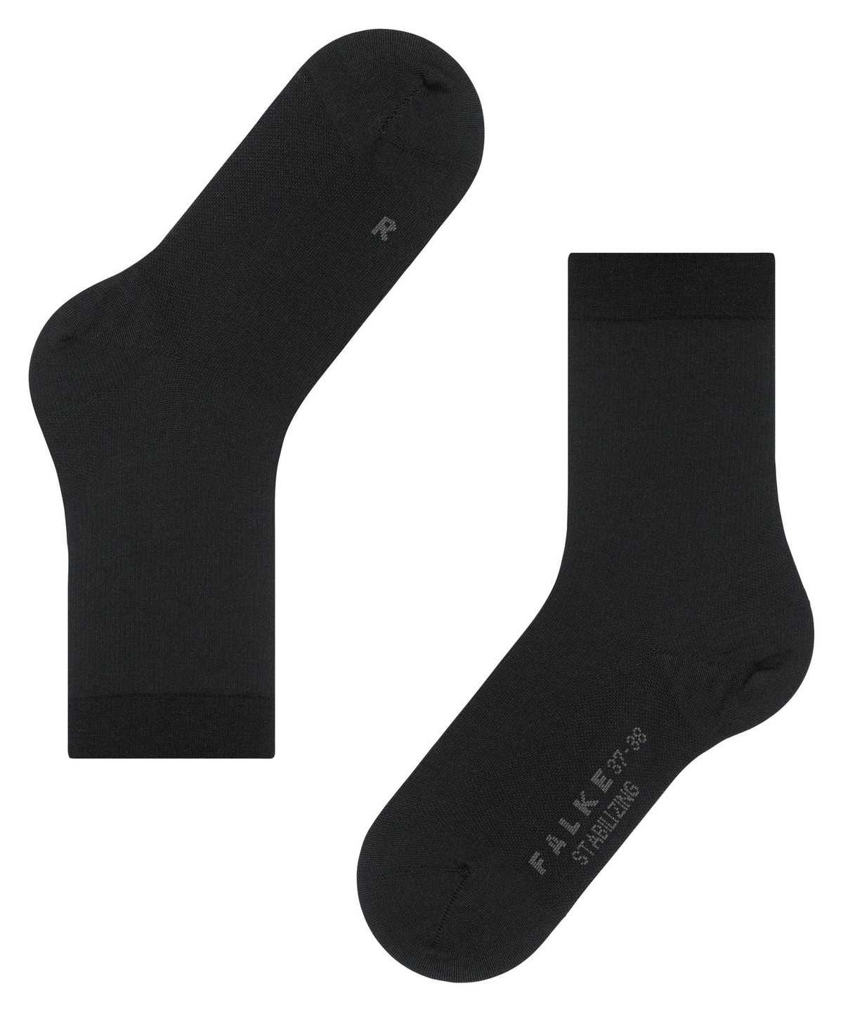 Falke Stabilizing Wool Everyday Socks Zokni Női Fekete | LVSZ-71280