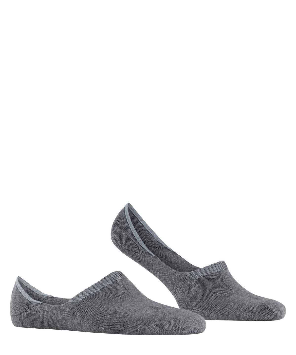 Falke Step High Cut Invisibles No Show Socks Férfi Szürke | HQTP-91046