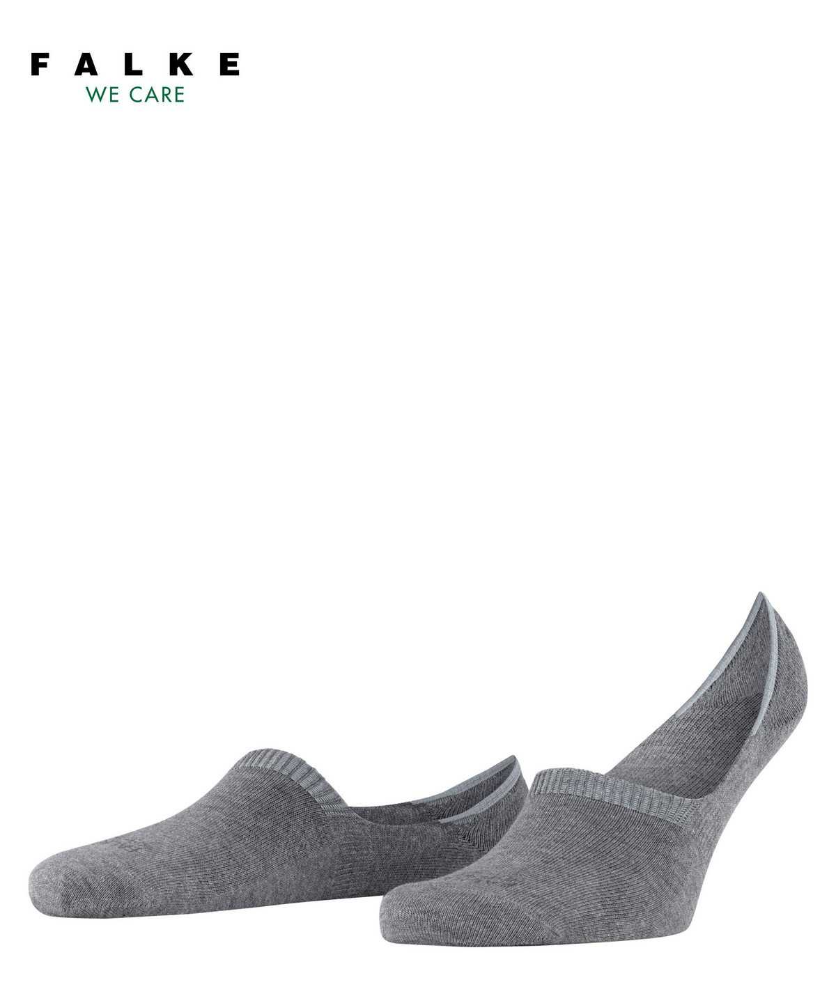 Falke Step High Cut Invisibles No Show Socks Férfi Szürke | HQTP-91046