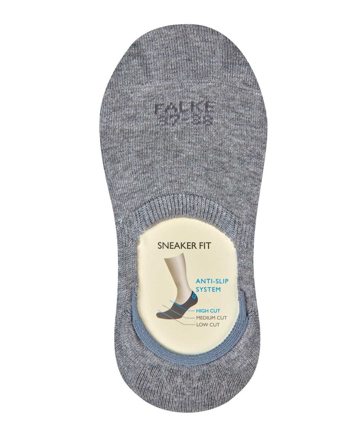 Falke Step High Cut Invisibles No Show Socks Női Szürke | XYHP-04291