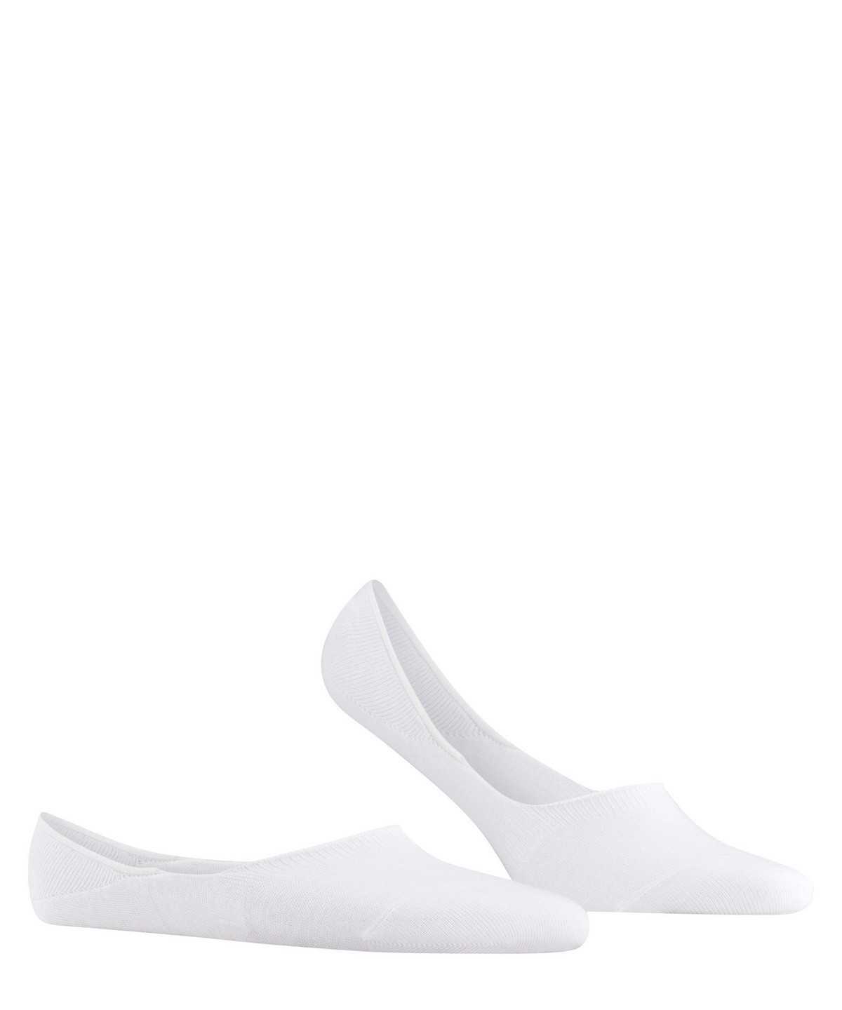 Falke Step Medium Cut Invisibles No Show Socks Férfi Fehér | ZTFO-37862