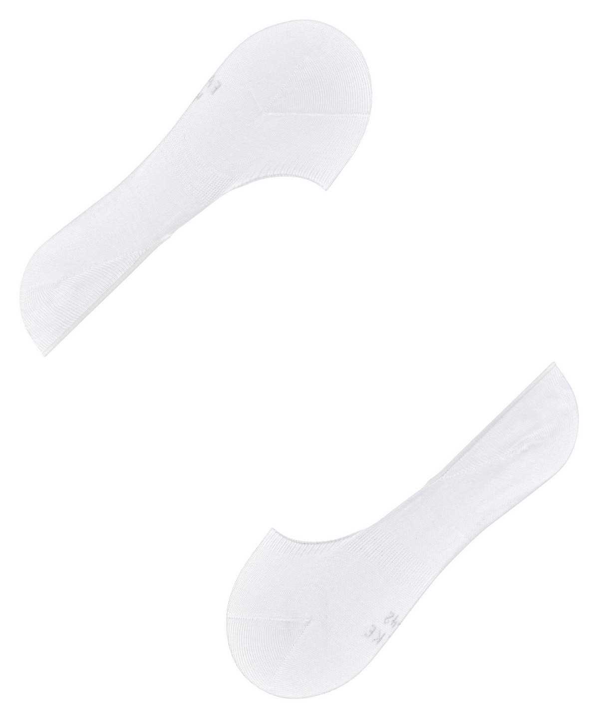 Falke Step Medium Cut Invisibles No Show Socks Férfi Fehér | ZTFO-37862