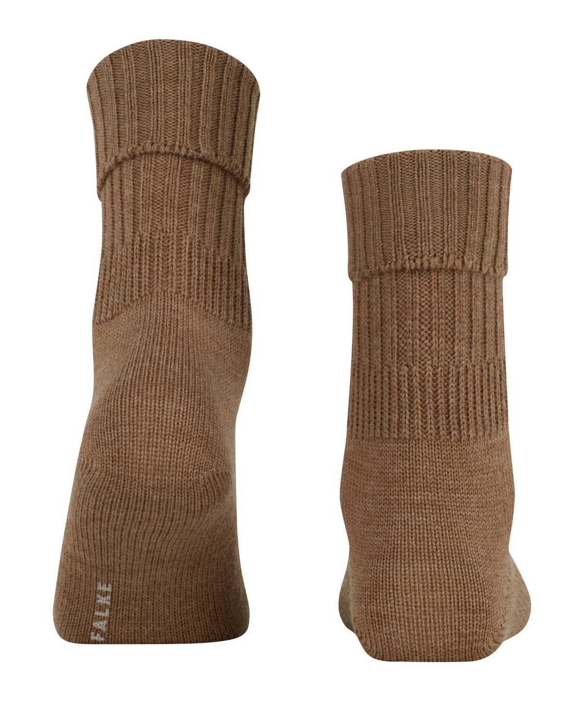 Falke Striggings Rib Boot socks Zokni Női Barna | MJUH-57140