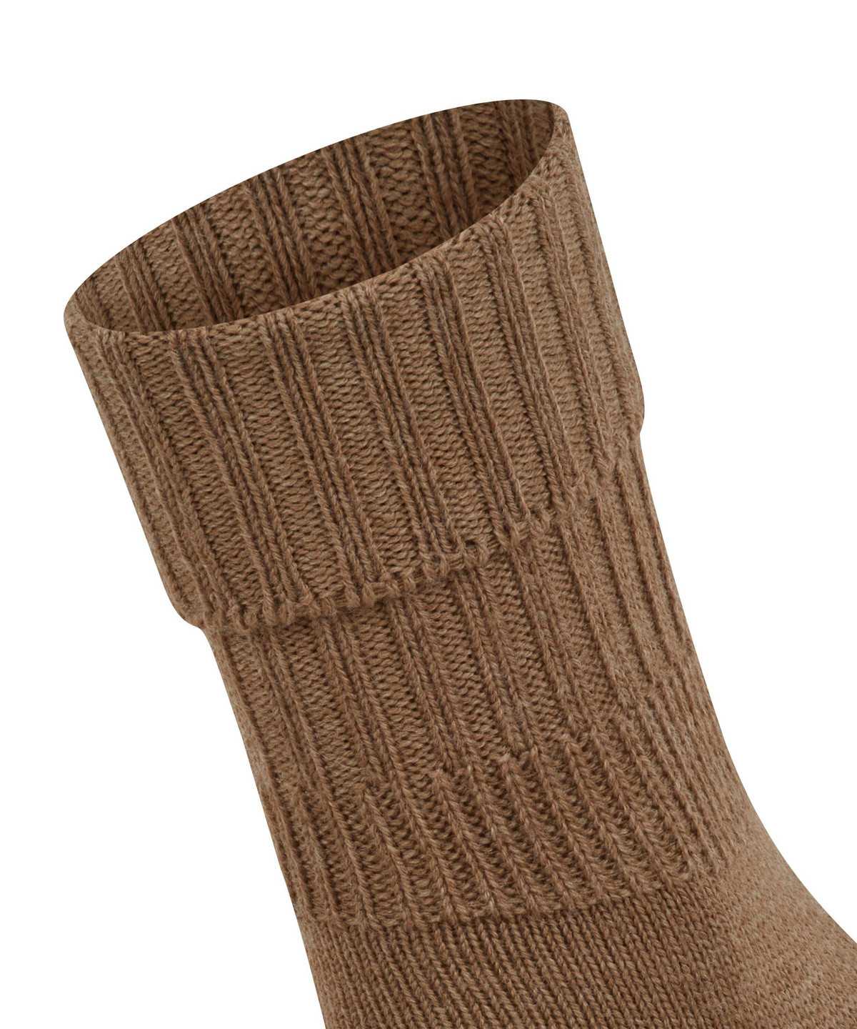 Falke Striggings Rib Boot socks Zokni Női Barna | MJUH-57140