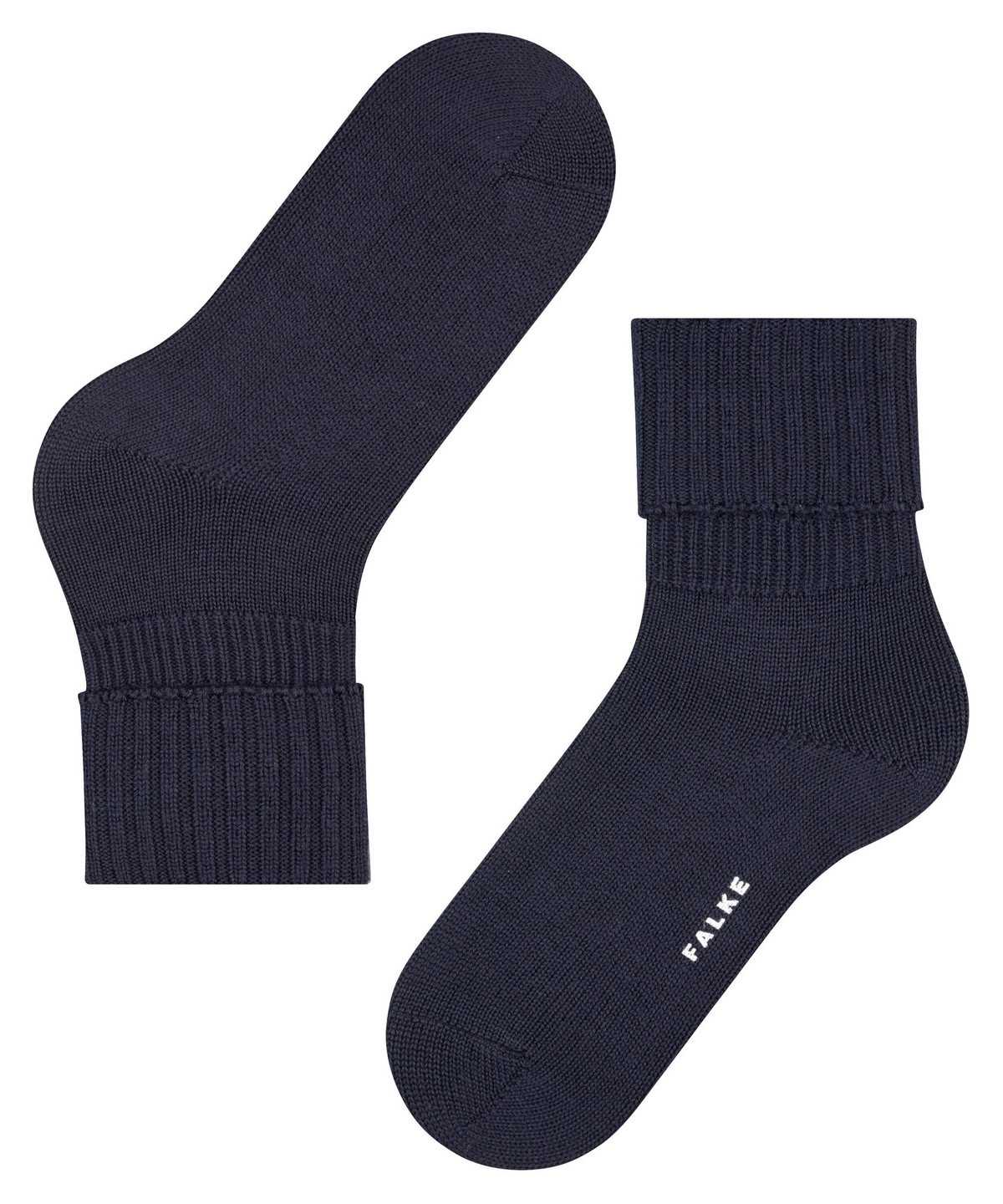 Falke Striggings Rib Boot socks Zokni Női Kék | JGKZ-70195