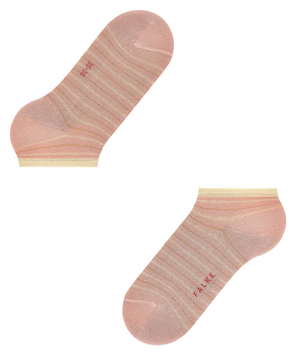 Falke Stripe Shimmer Sneaker Socks Zokni Női Rózsaszín | RSPD-31065