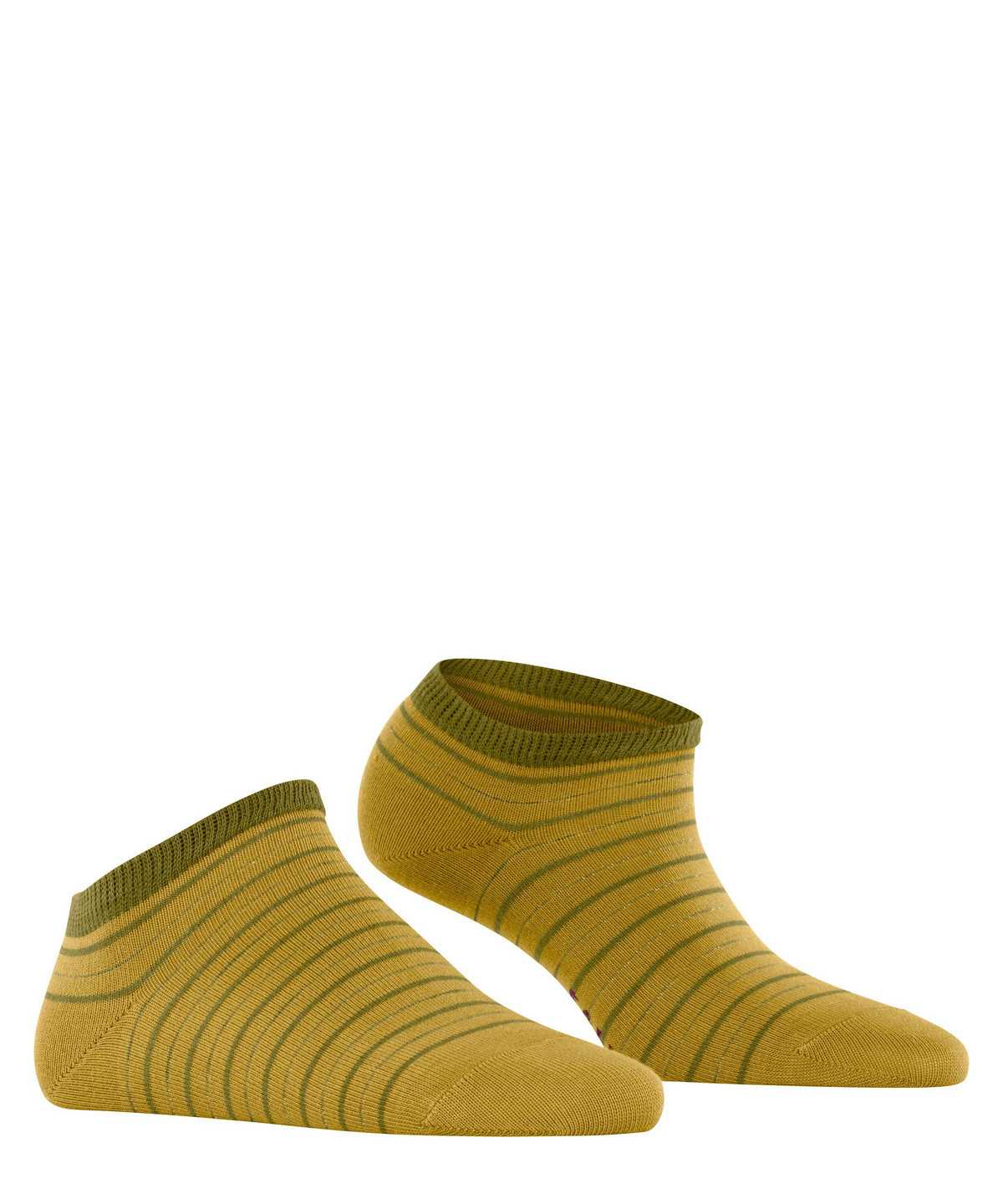 Falke Stripe Shimmer Sneaker Socks Zokni Női Sárga | UODP-19768