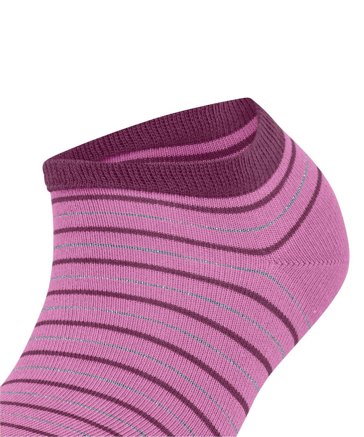 Falke Stripe Shimmer Sneaker Socks Zokni Női Piros | IXWE-05342