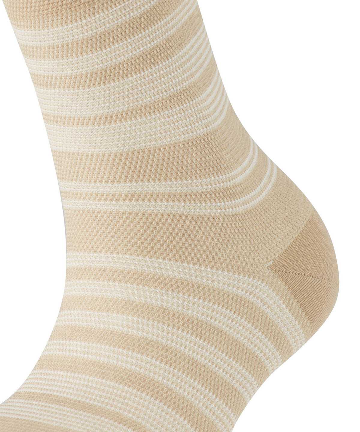 Falke Sunset Stripe Socks Zokni Női Bézs | PFNE-32061