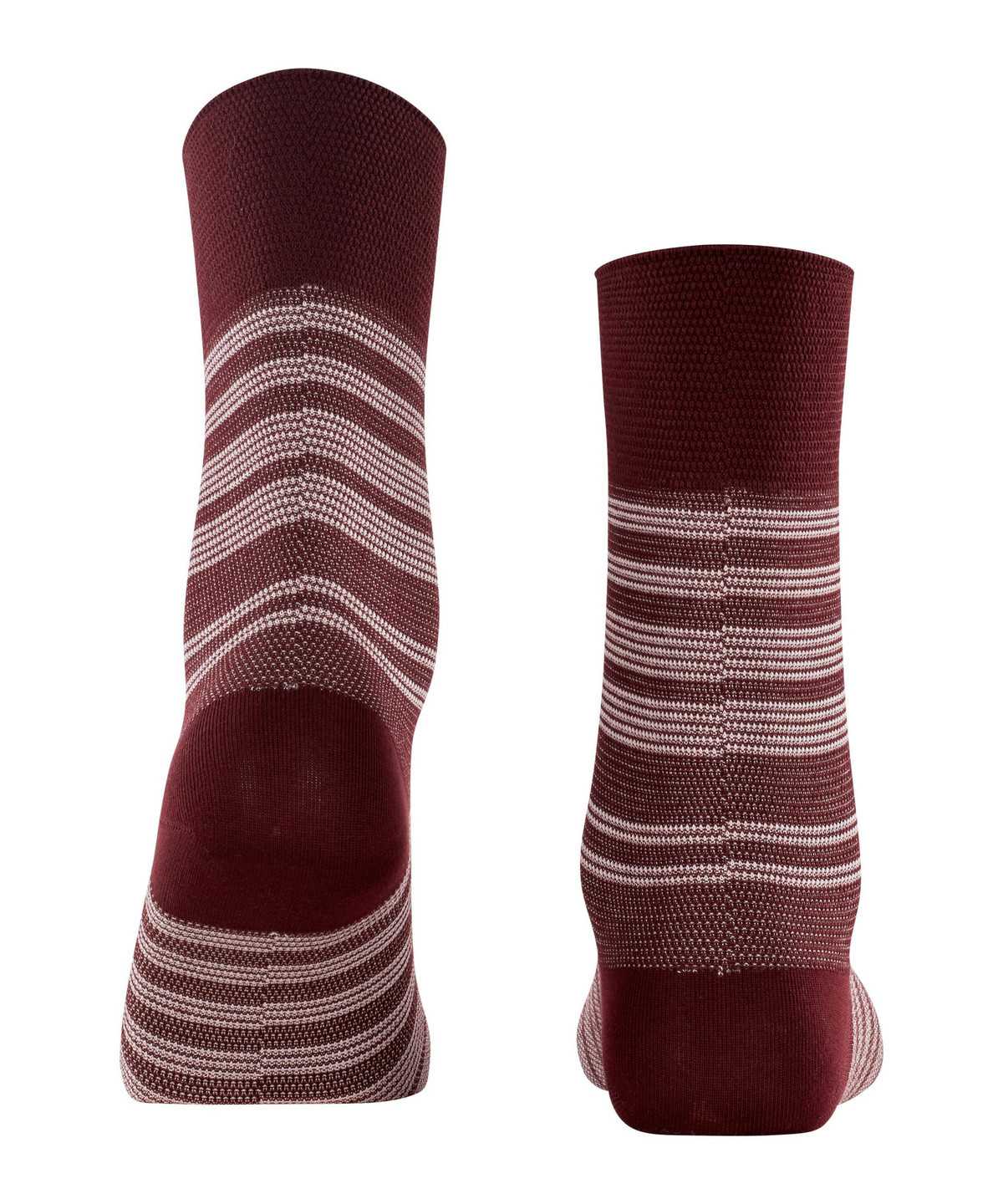 Falke Sunset Stripe Socks Zokni Női Piros | ECNX-50982