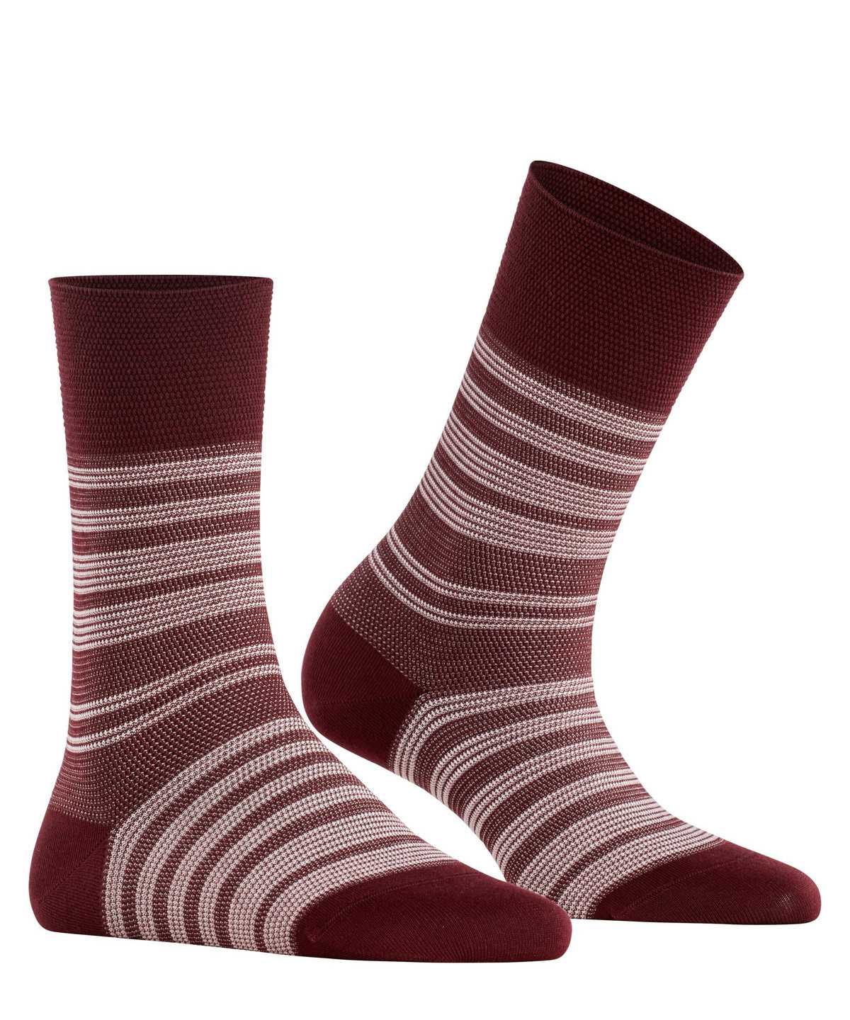 Falke Sunset Stripe Socks Zokni Női Piros | ECNX-50982