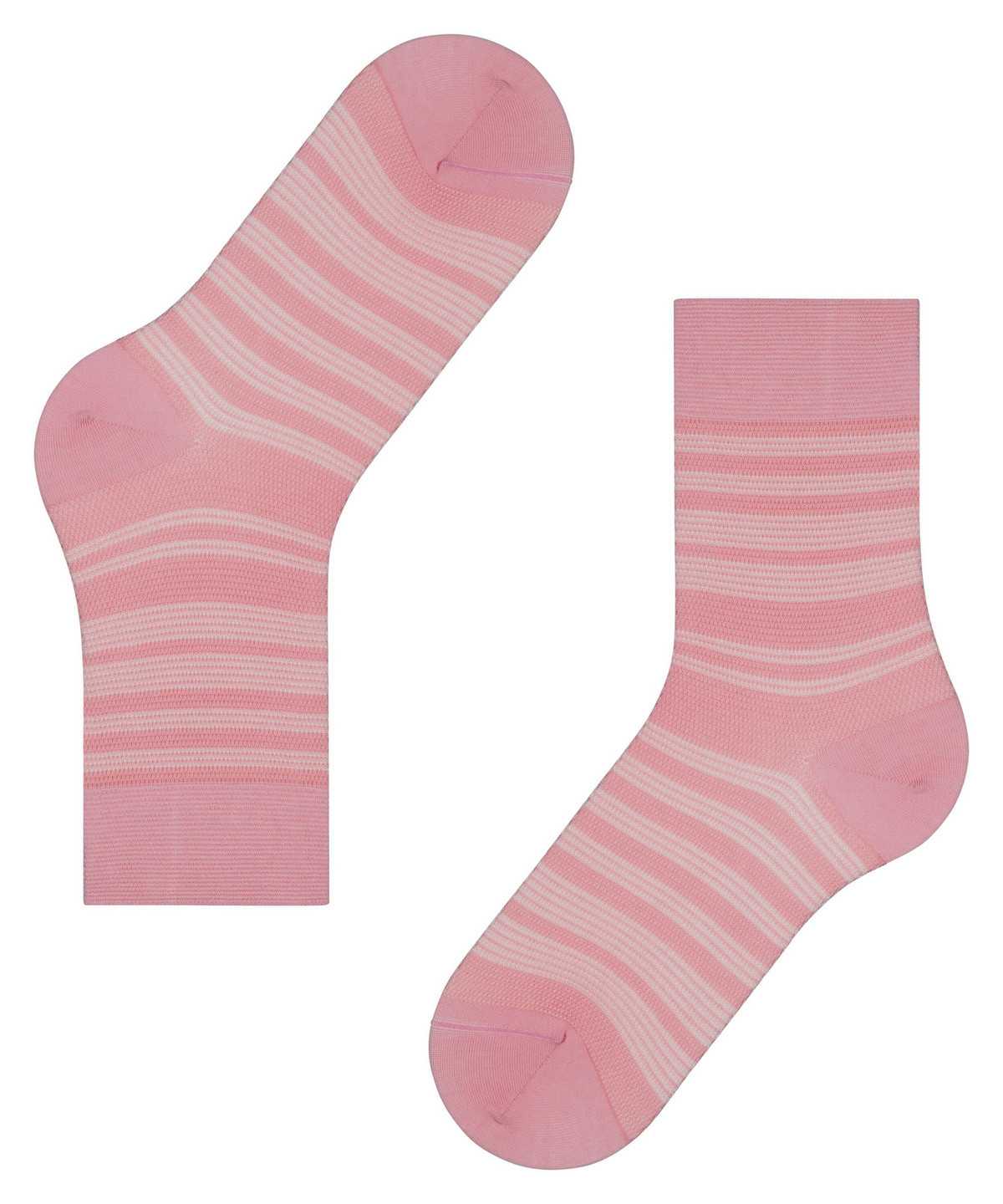 Falke Sunset Stripe Socks Zokni Női Rózsaszín | OUDT-02619