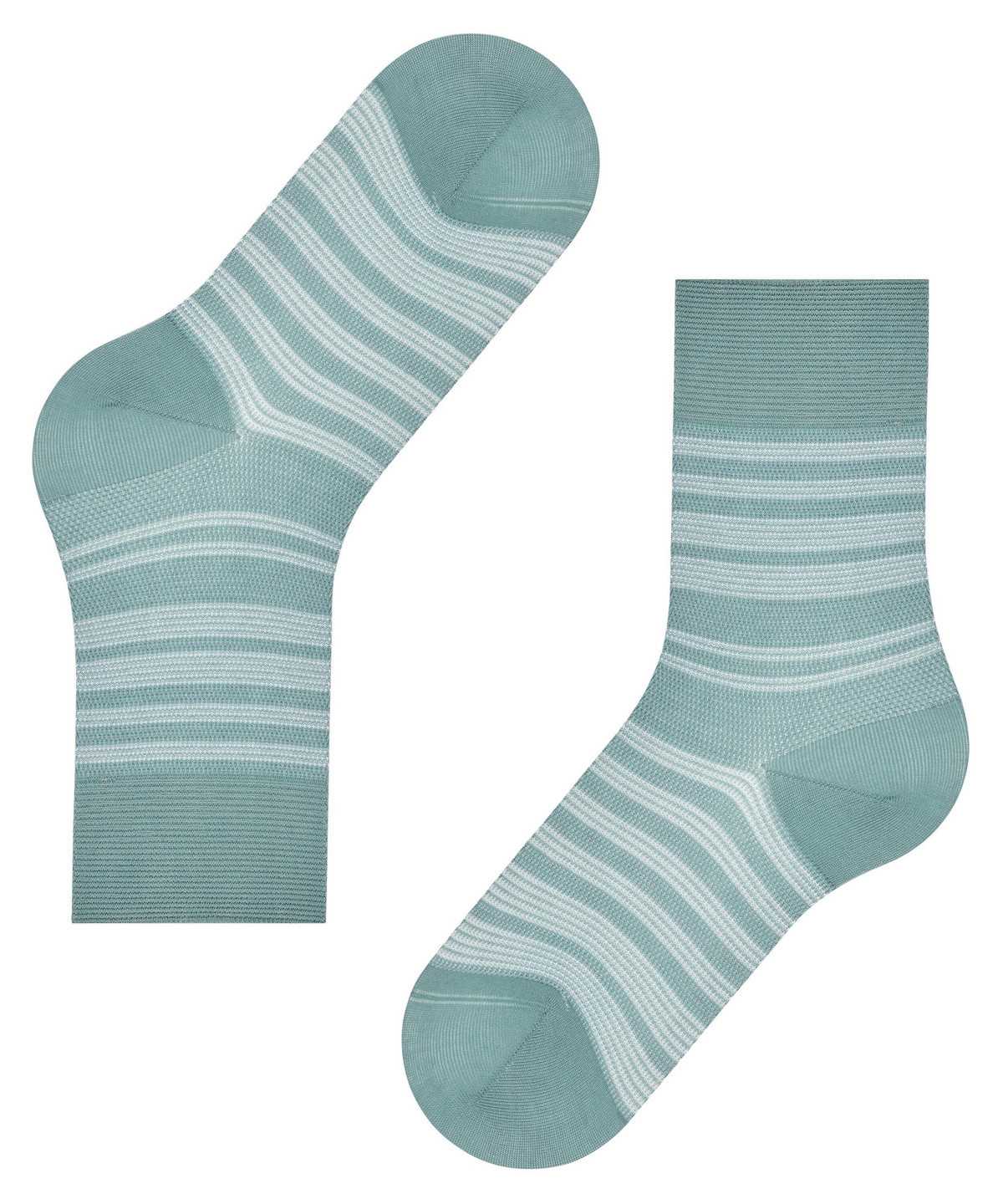 Falke Sunset Stripe Socks Zokni Női Zöld | EYOI-93720