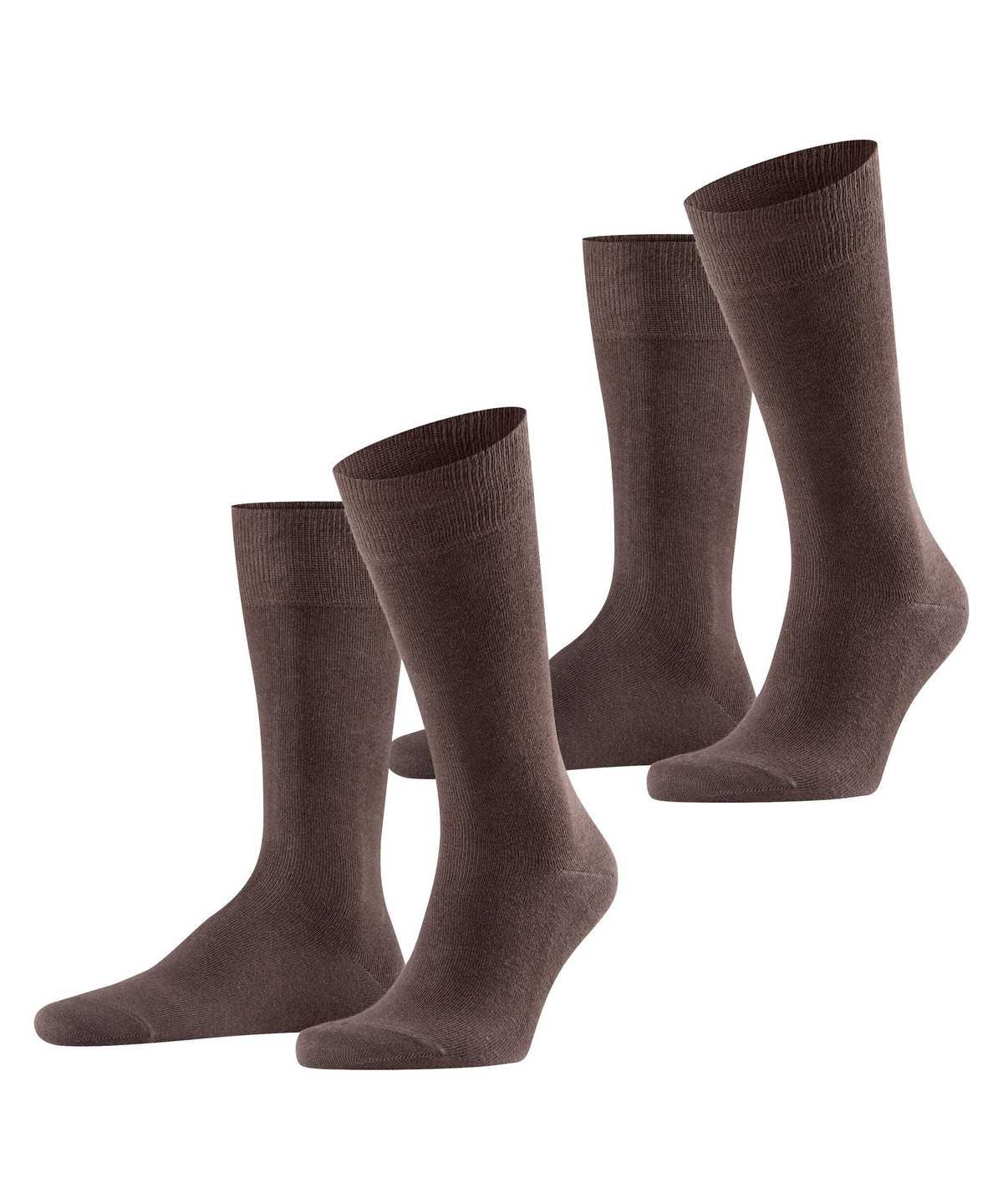 Falke Swing 2-Pack Socks Zokni Férfi Barna | CUAL-87234