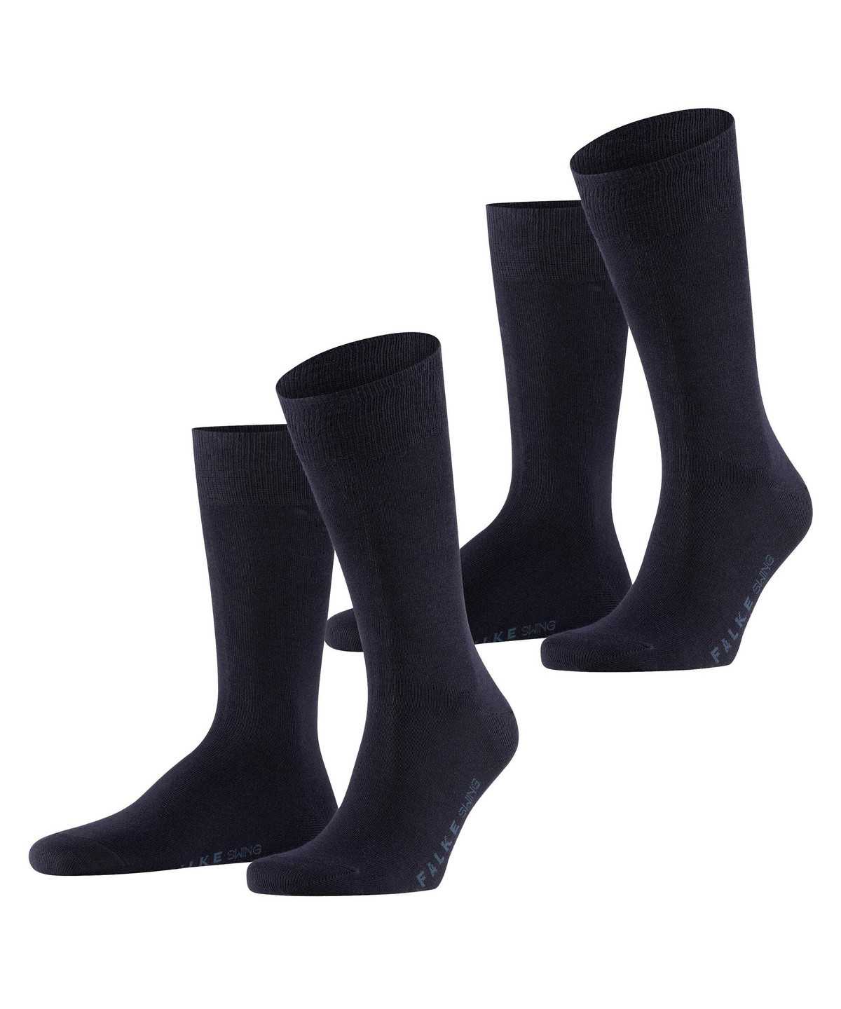 Falke Swing 2-Pack Socks Zokni Férfi Kék | DWYH-61984