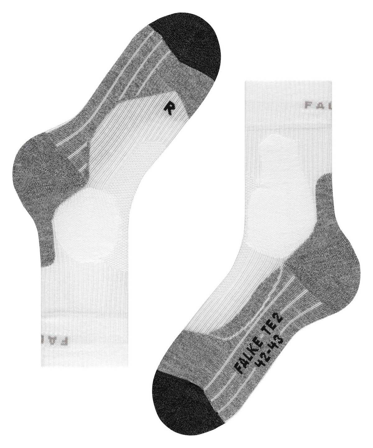 Falke TE2 Tennis Socks Zokni Férfi Fehér | ULIZ-48907