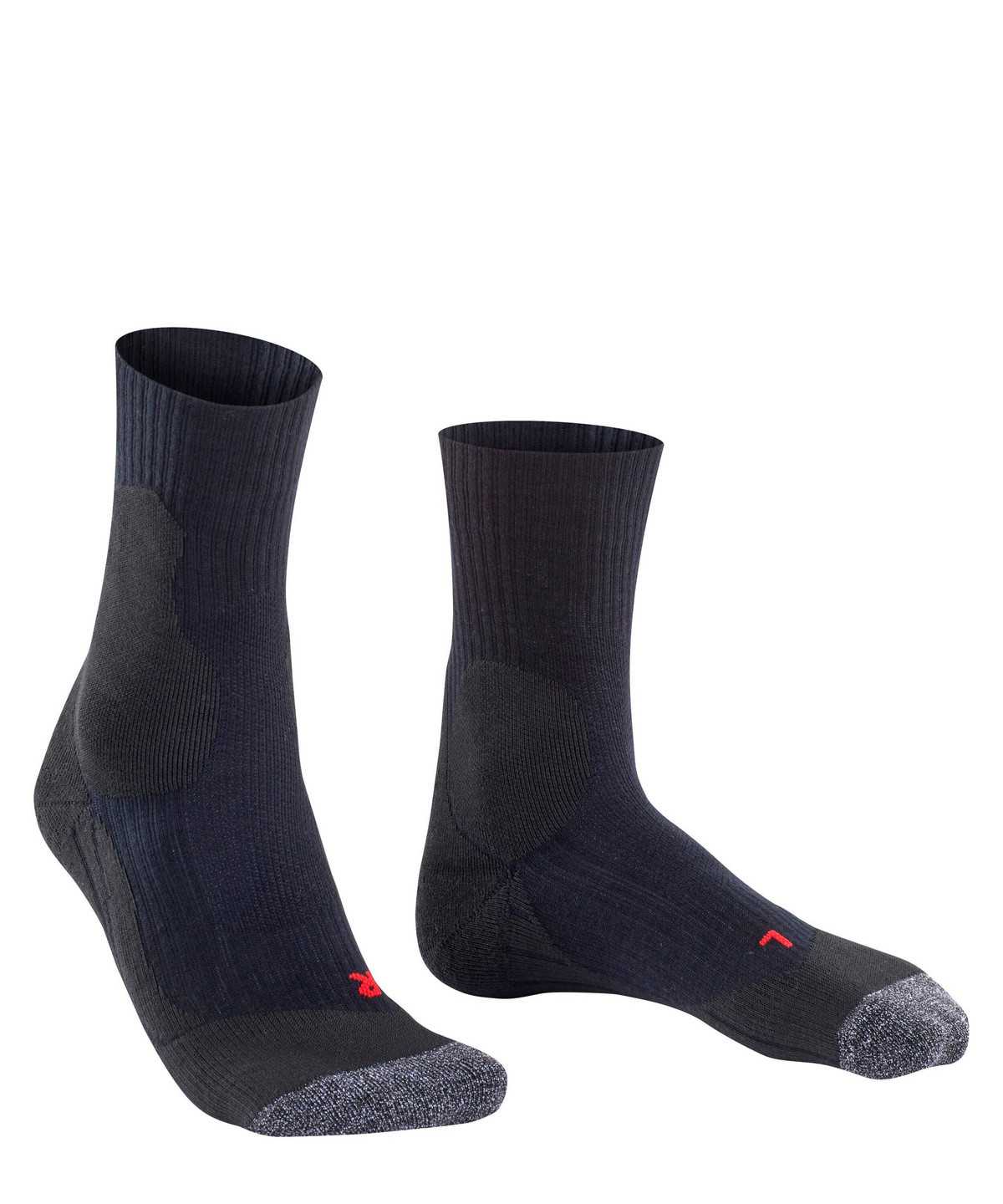 Falke TE2 Tennis Socks Zokni Férfi Fekete | QUAK-42306