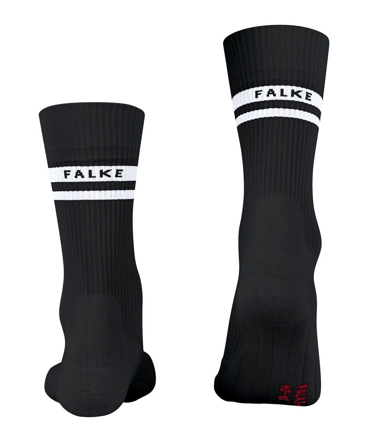 Falke TE4 Classic Tennis Socks Zokni Férfi Fekete | SGOI-08762