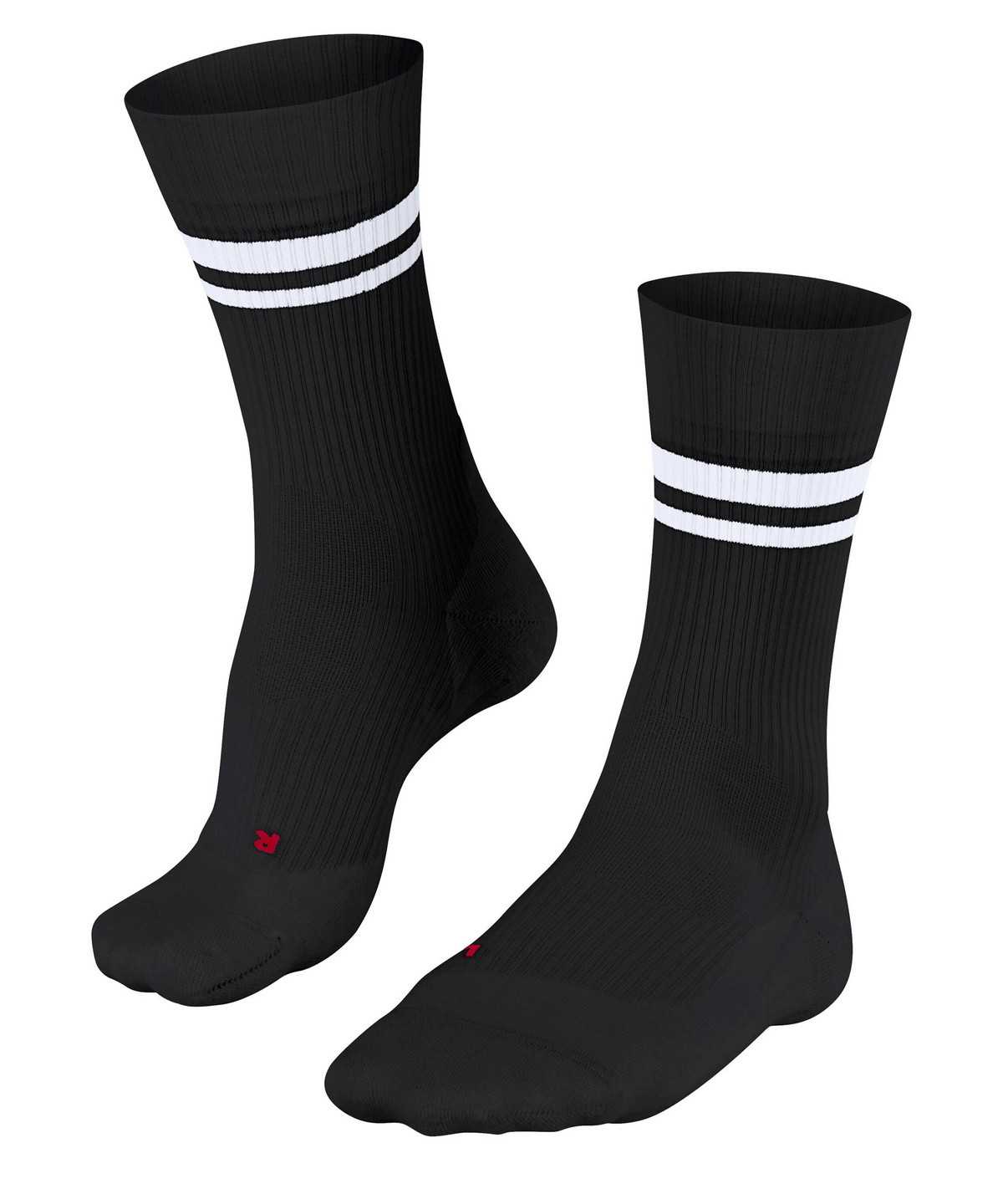 Falke TE4 Classic Tennis Socks Zokni Férfi Fekete | SGOI-08762