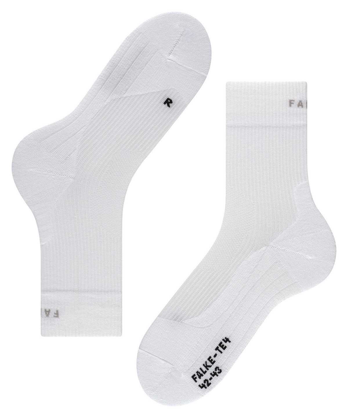 Falke TE4 Tennis Socks Zokni Férfi Fehér | JUPH-91274