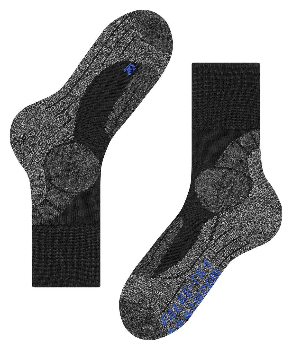 Falke TK1 Adventure Cool Trekking Socks Sports Socks Női Fekete | YLTJ-49138