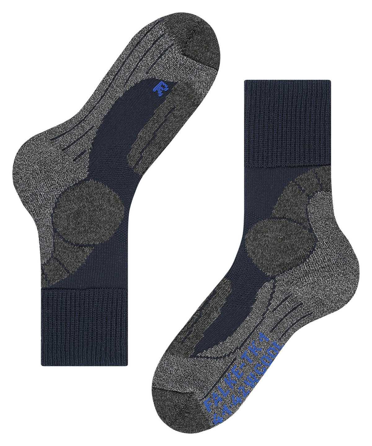 Falke TK1 Adventure Cool Trekking Socks Sports Socks Női Kék | MJFP-30895