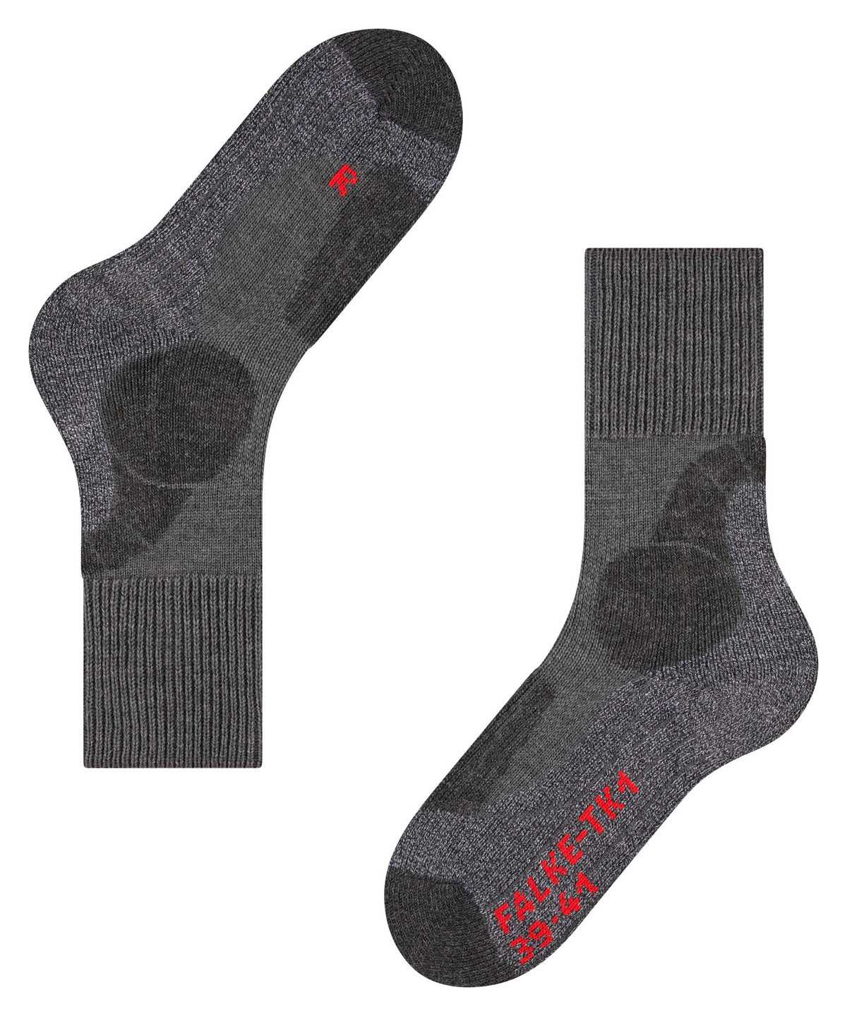 Falke TK1 Adventure Trekking Socks Zokni Férfi Szürke | CLAE-79352