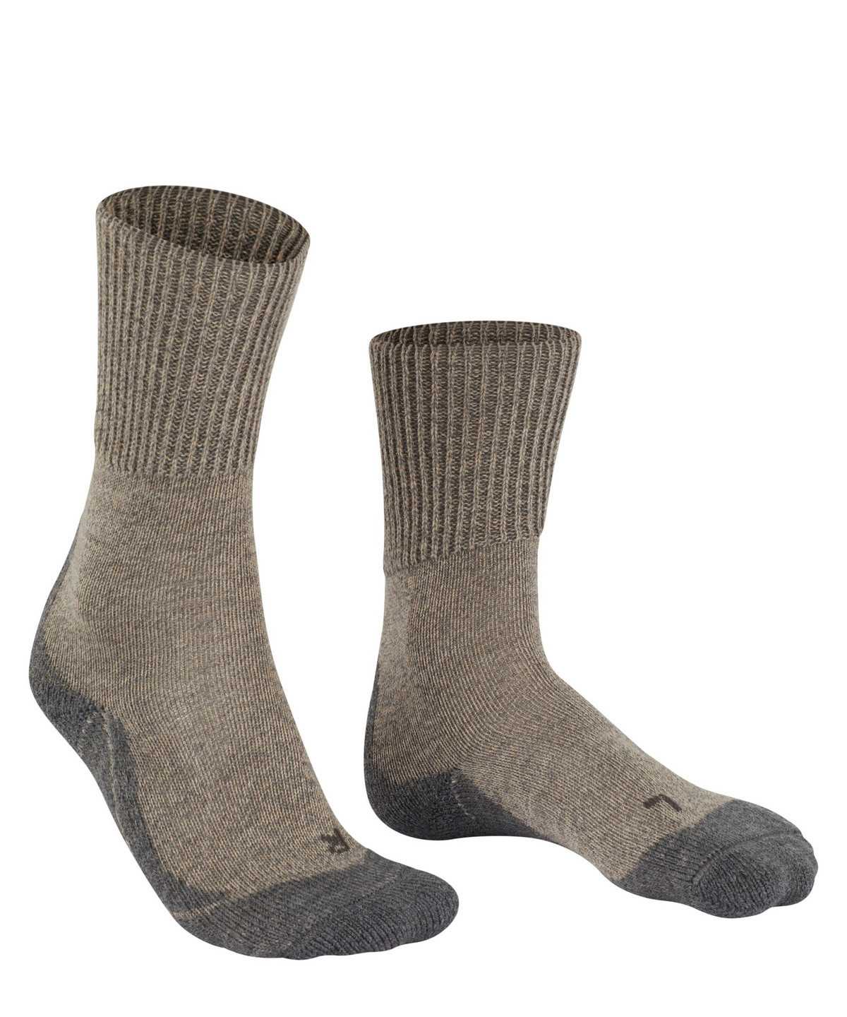 Falke TK1 Adventure Wool Trekking Socks Sports Socks Női Bézs | MJRH-40195