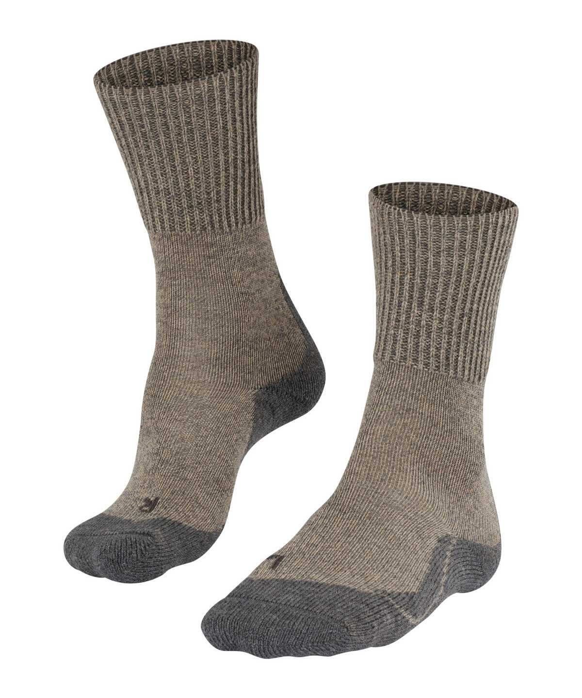 Falke TK1 Adventure Wool Trekking Socks Sports Socks Női Bézs | MJRH-40195