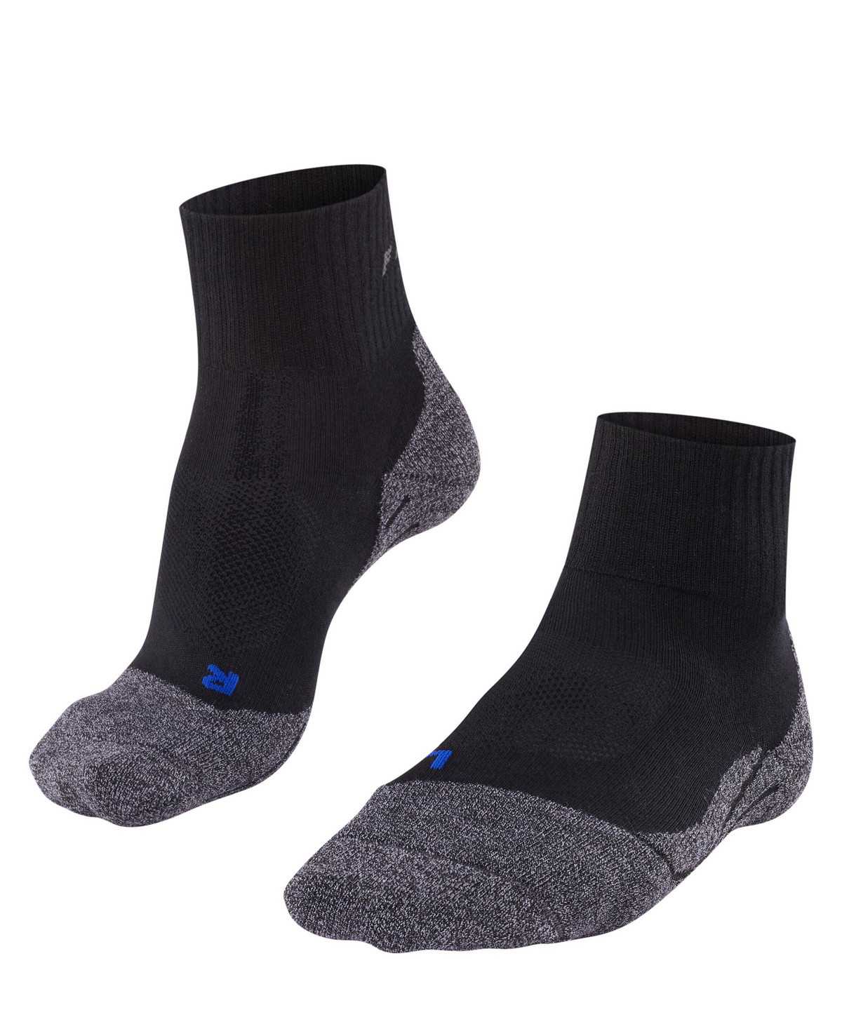 Falke TK2 Explore Cool Short Trekking Short sock Sports Socks Női Fekete | FLVU-34925