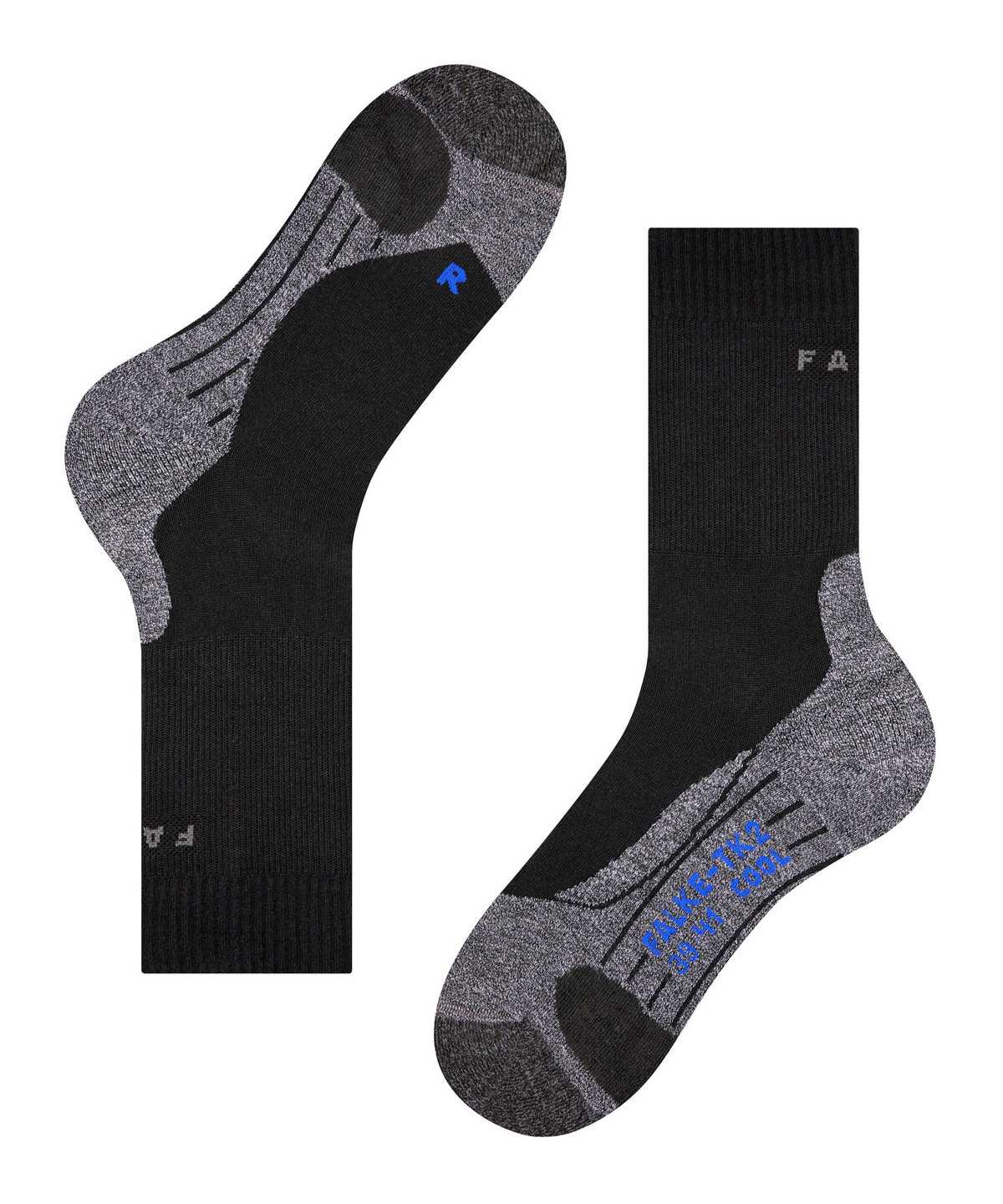 Falke TK2 Explore Cool Trekking Socks Sports Socks Női Fekete | ZTFG-61359