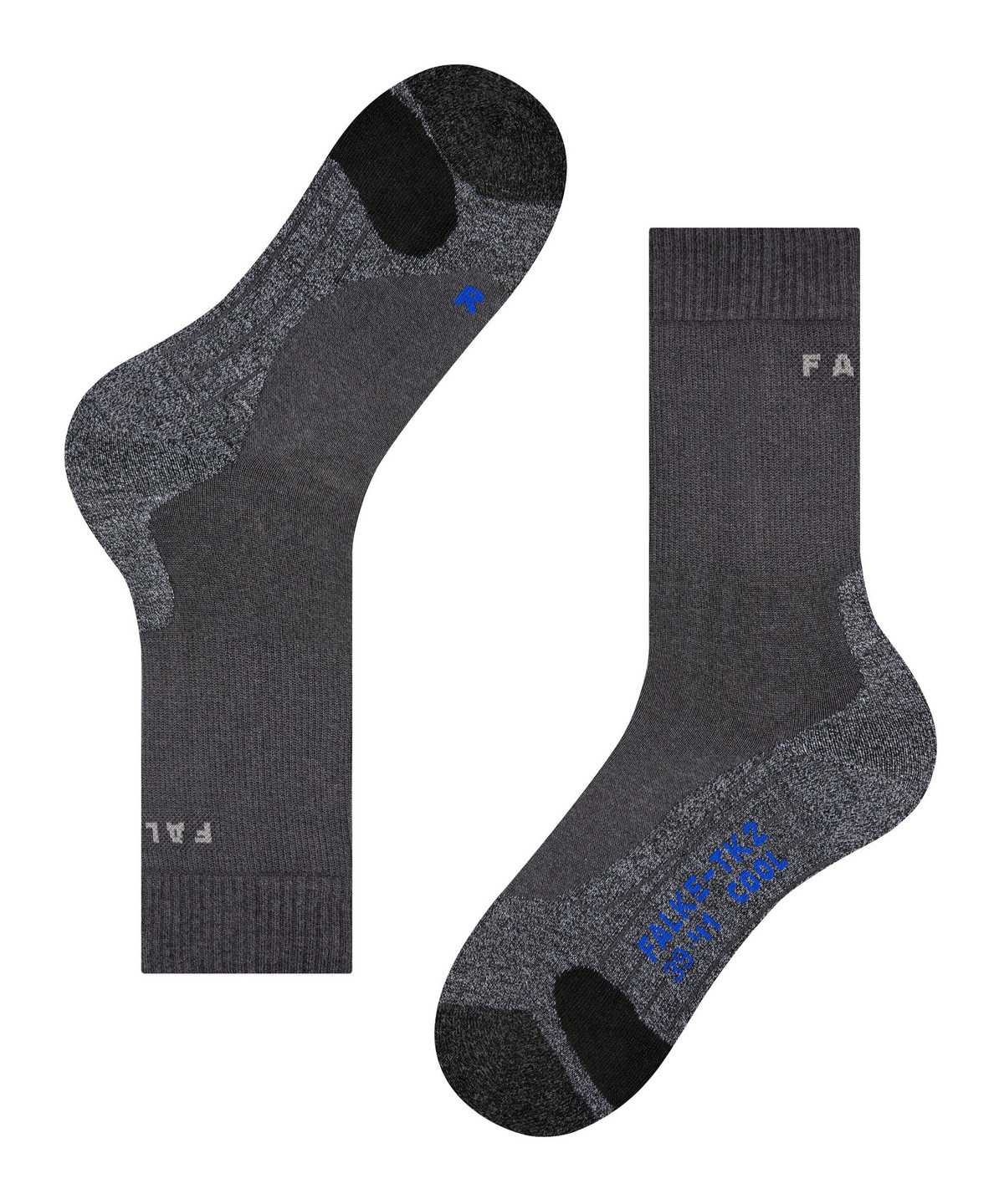 Falke TK2 Explore Cool Trekking Socks Zokni Férfi Szürke | UQIX-08754