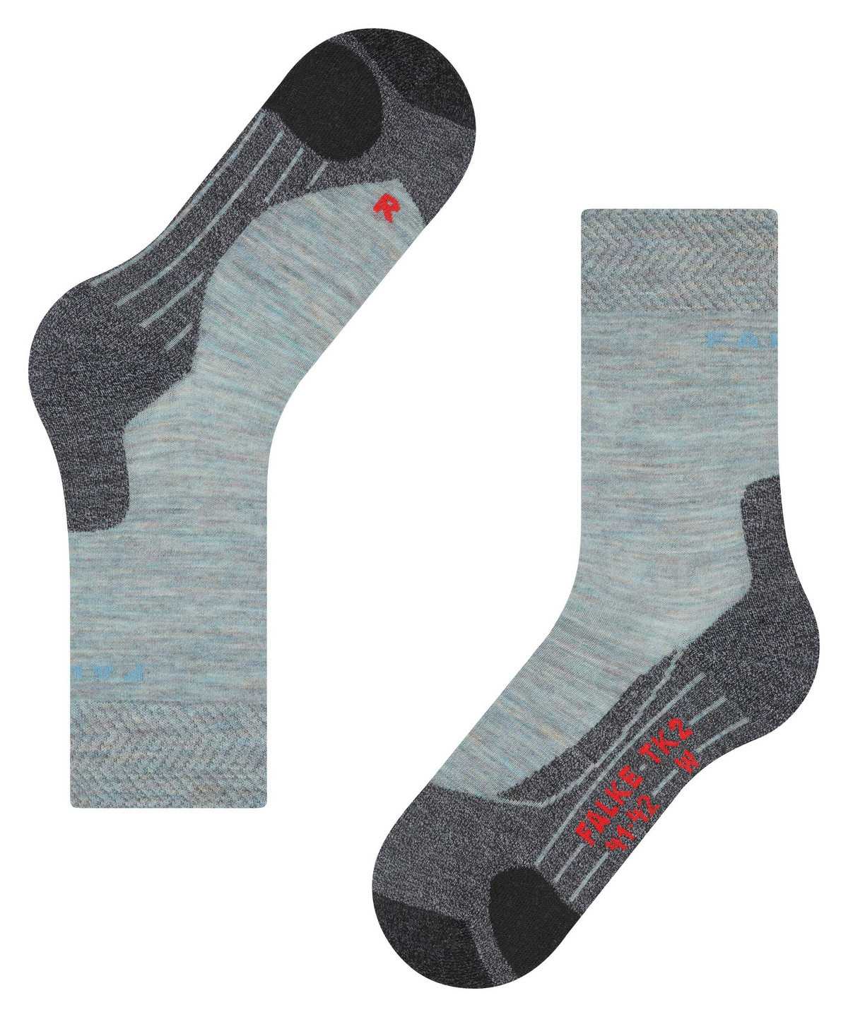 Falke TK2 Explore Melange Trekking Socks Sports Socks Női Kék | NADV-37048