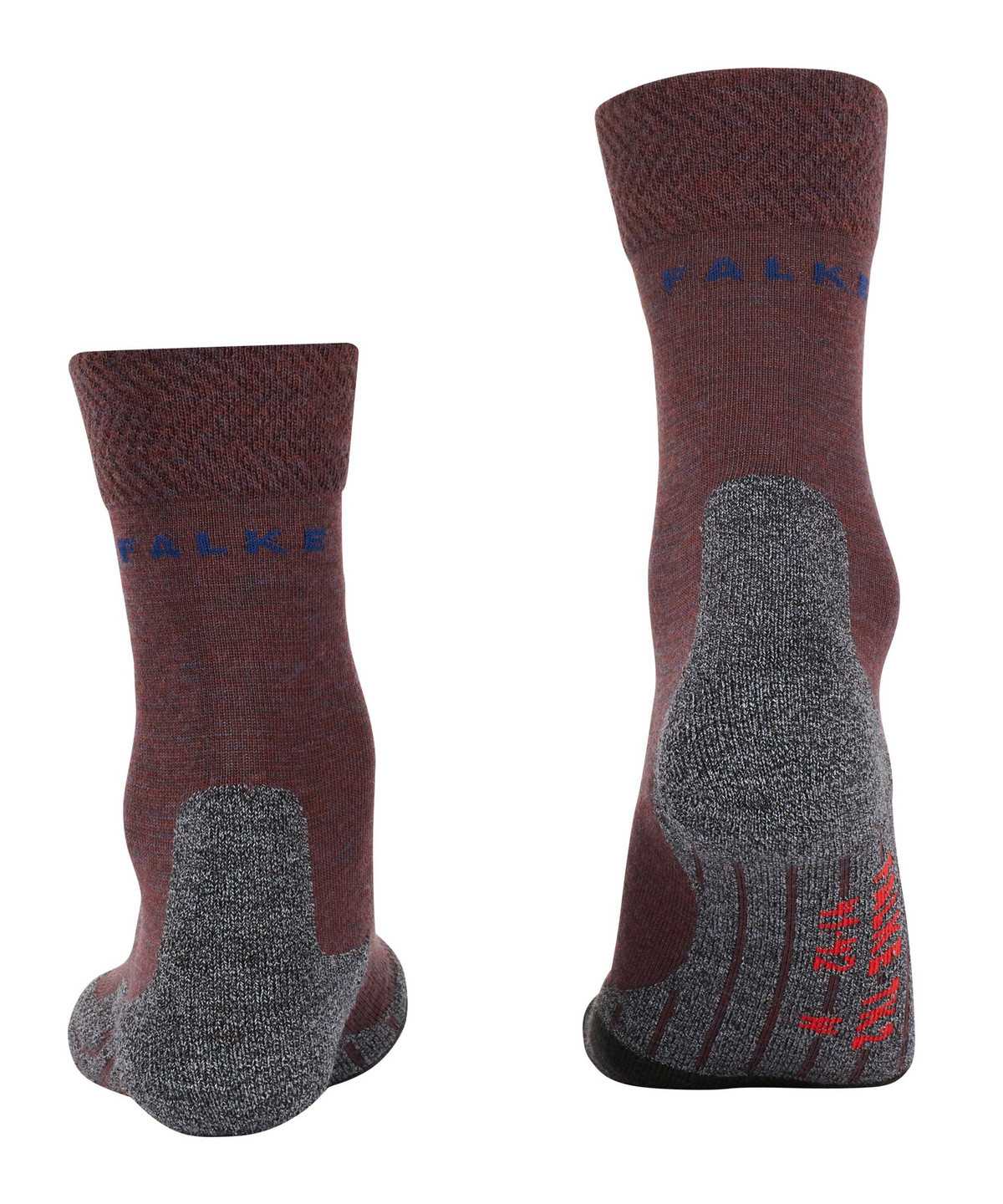 Falke TK2 Explore Melange Trekking Socks Sports Socks Női Piros | PJYR-57860