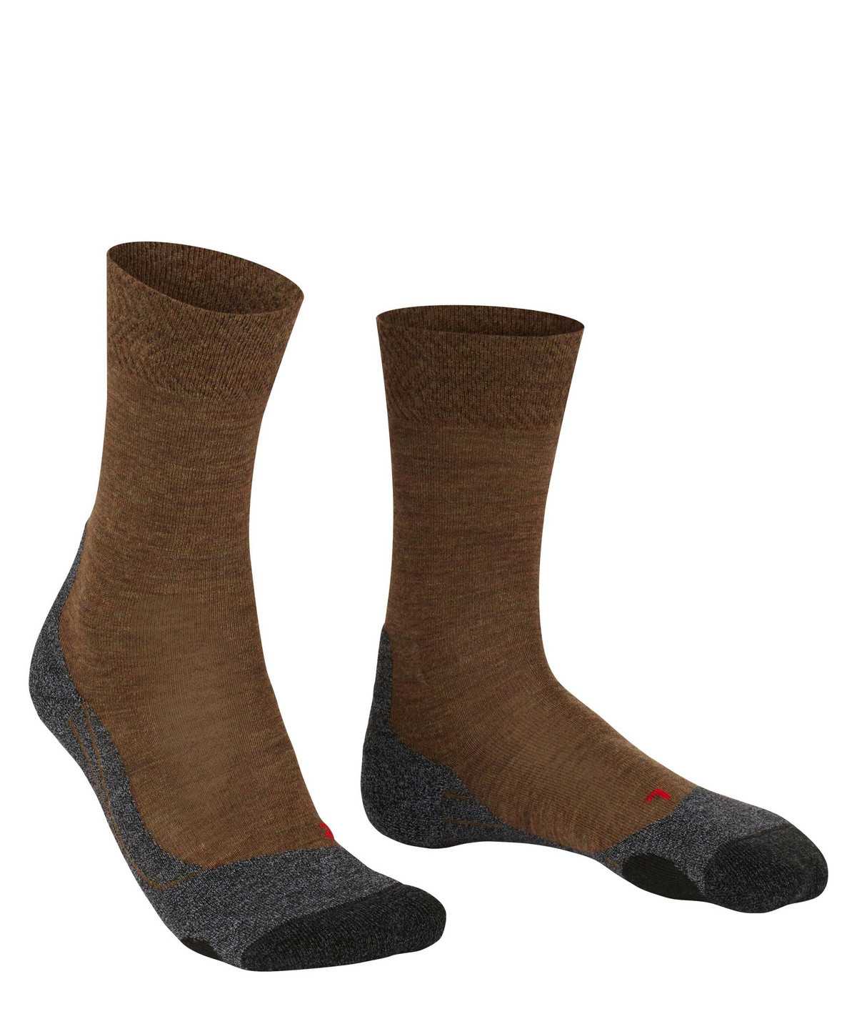 Falke TK2 Explore Melange Trekking Socks Zokni Férfi Barna | IYOW-94382