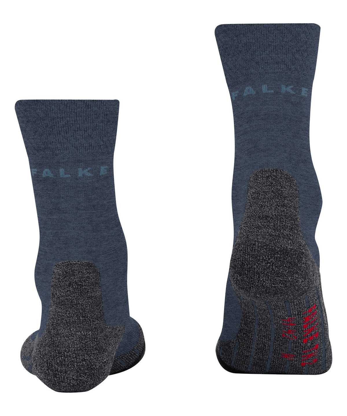 Falke TK2 Explore Melange Trekking Socks Zokni Férfi Kék | LHRN-20874