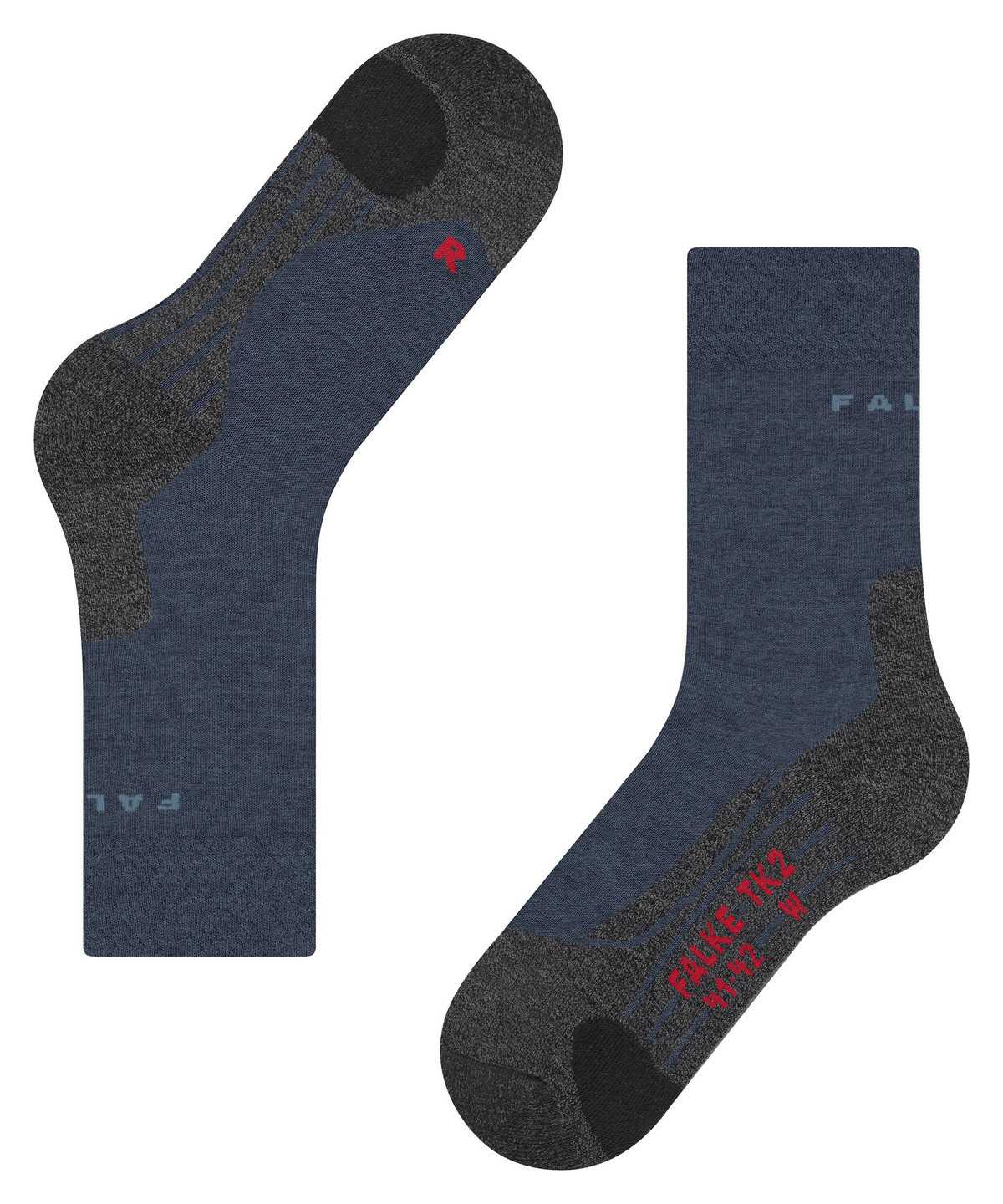 Falke TK2 Explore Melange Trekking Socks Zokni Férfi Kék | LHRN-20874